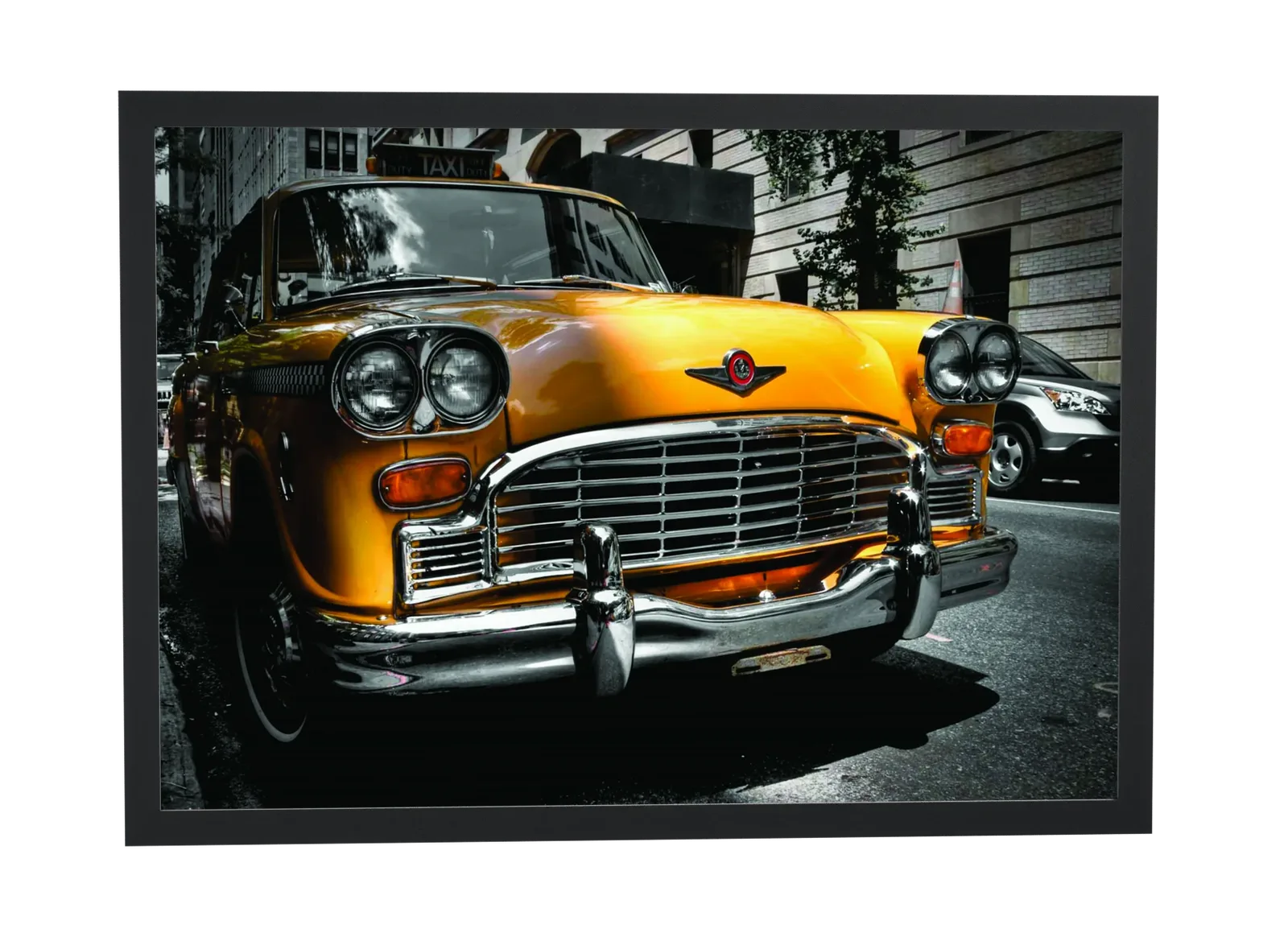 Táxi clássico amarelo de Nova York