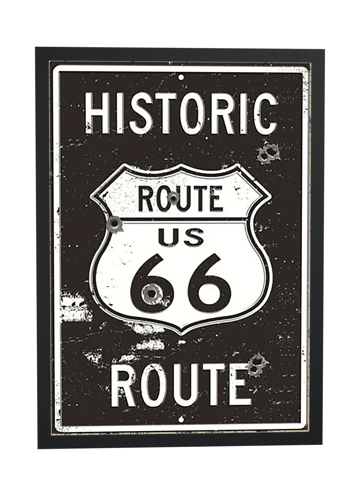 Placa histórica da Rota 66