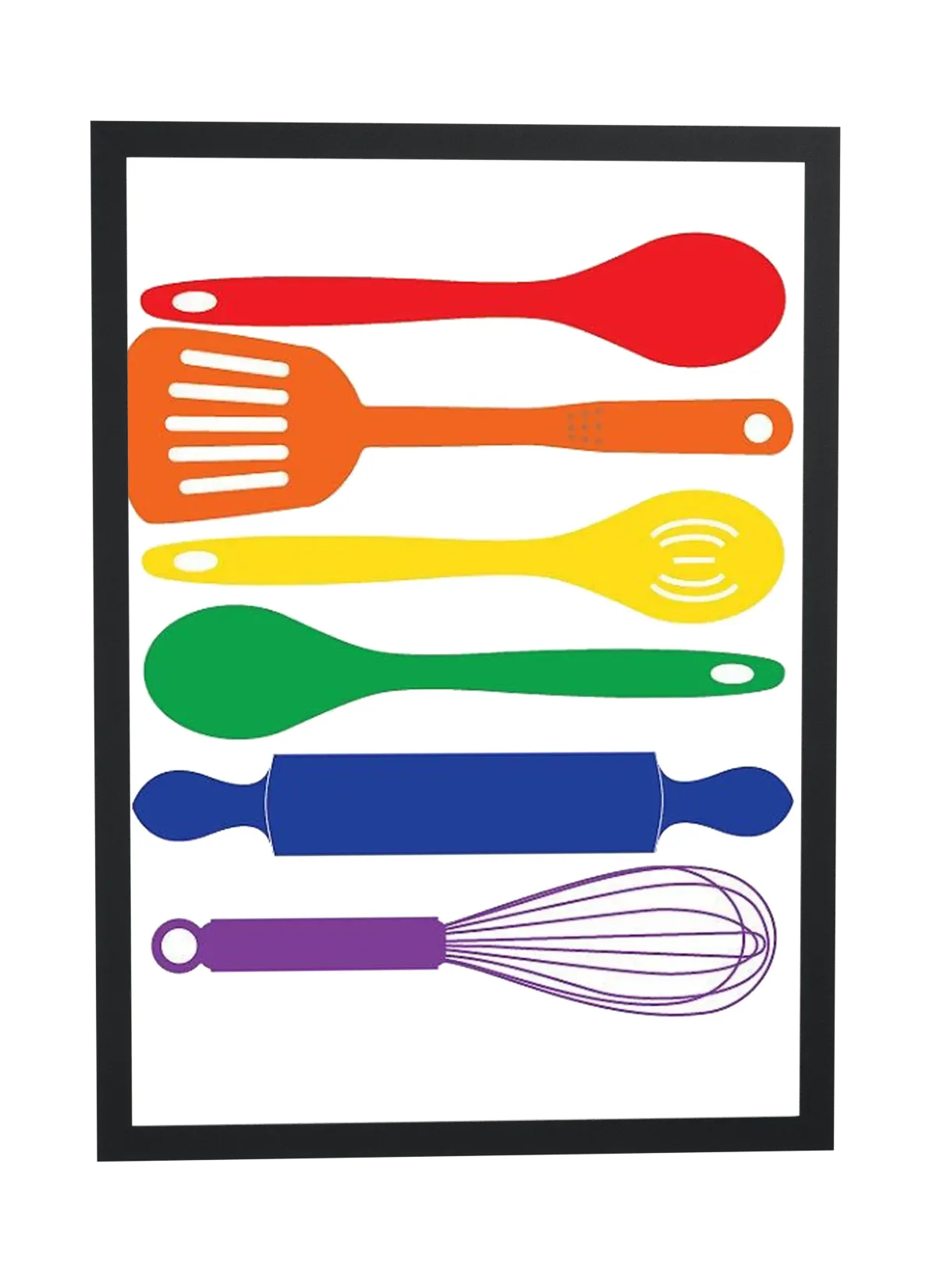 Utensílios de cozinha coloridos