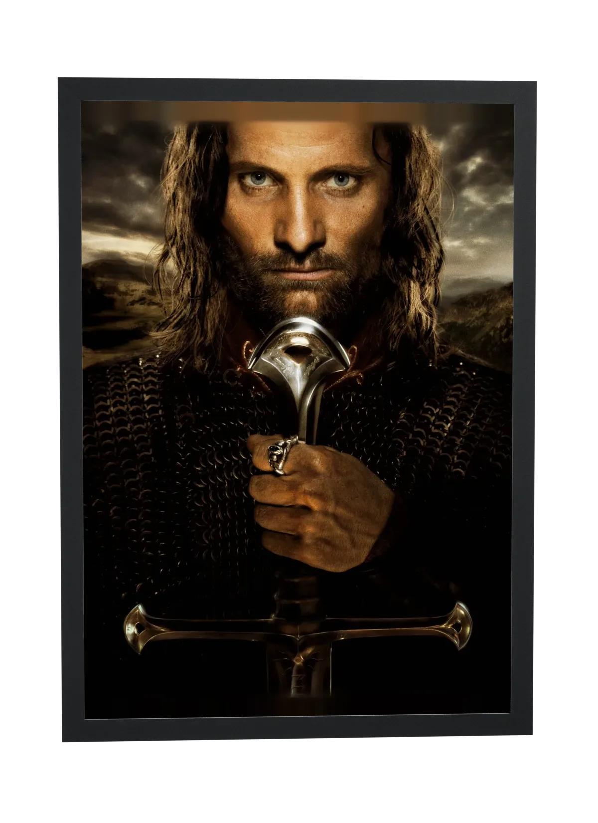 O Senhor dos Anéis O Retorno do Rei (2003): Aragorn armado