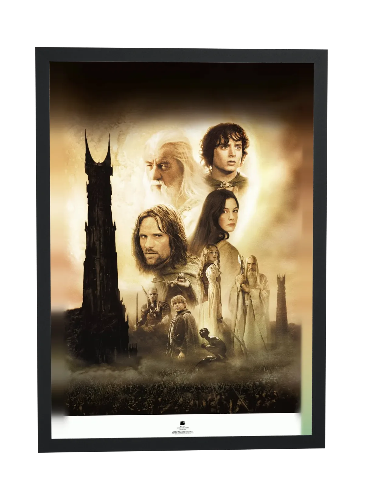 O Senhor dos Anéis As Duas Torres (2002): torre ao fundo