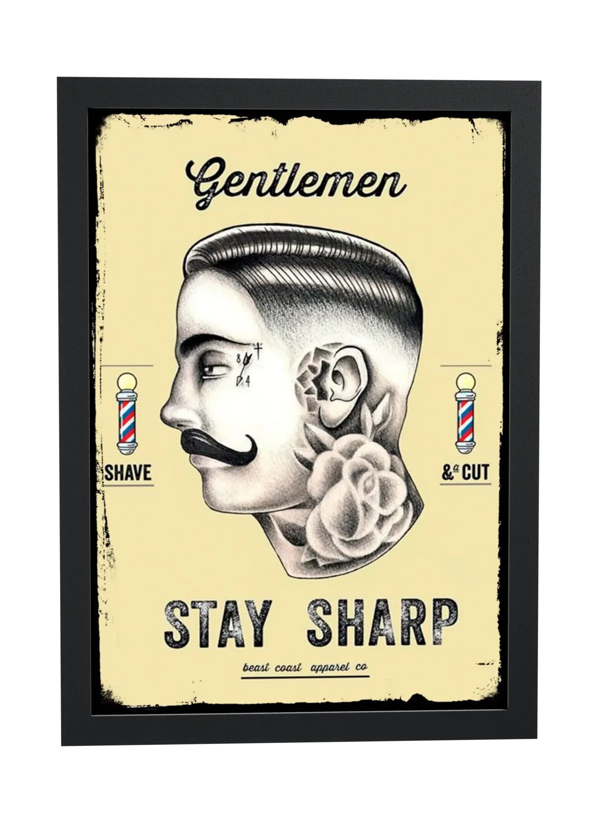 Cartaz vintage stay sharp