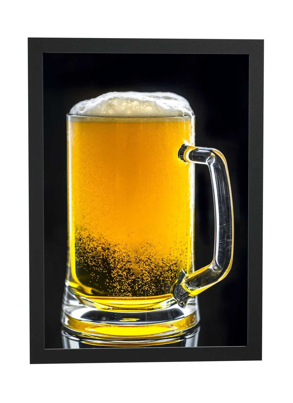 Caneca de cerveja em close