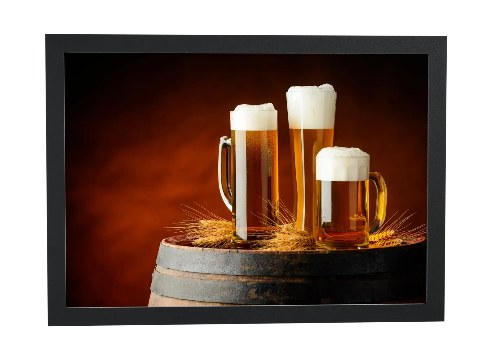Trio de canecas de cerveja