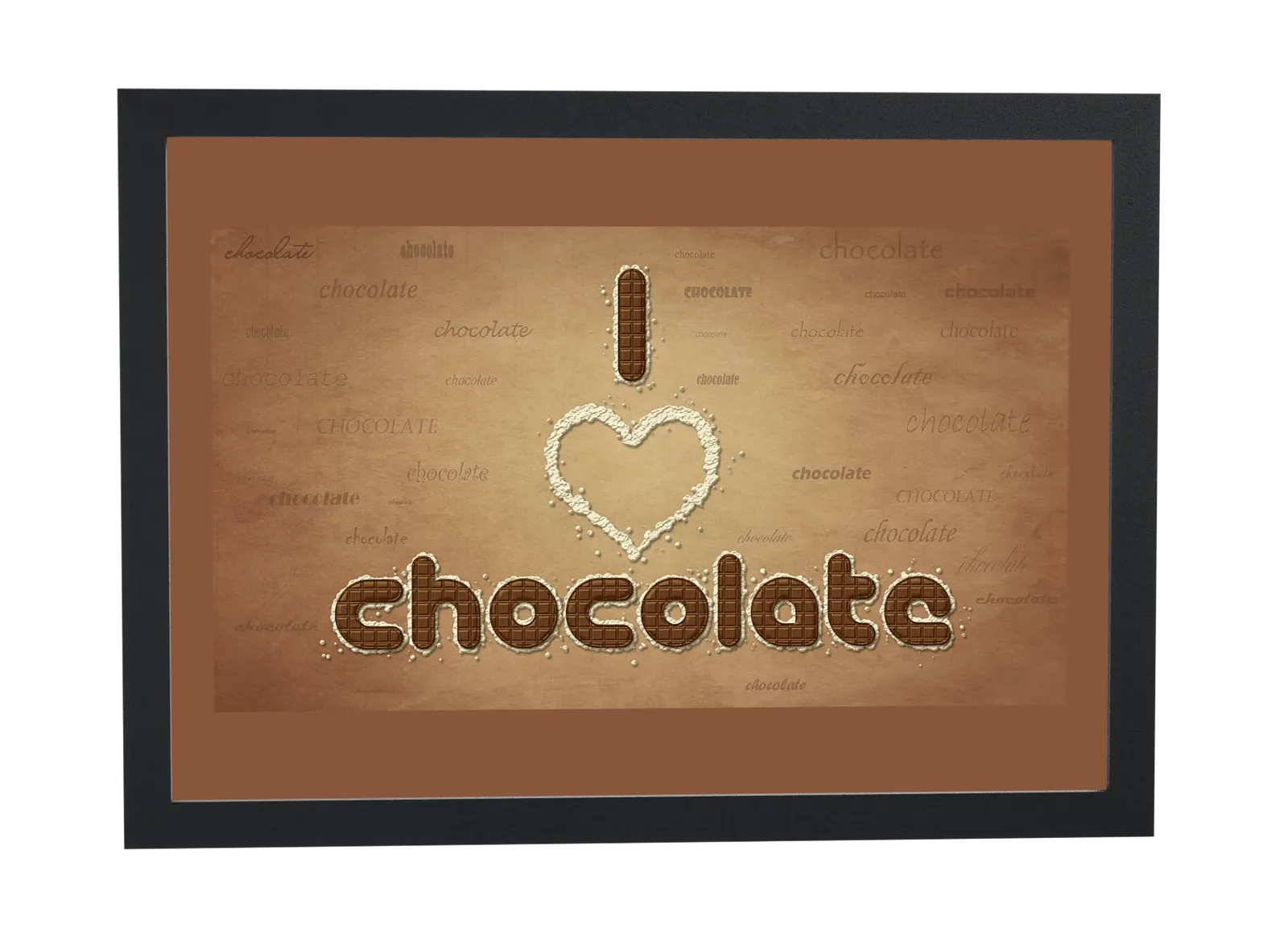 Cartaz I love chocolate