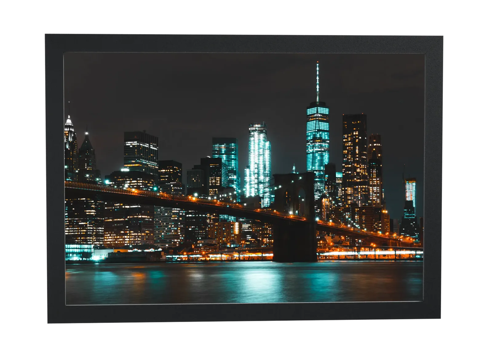 Horizonte de Nova York à noite