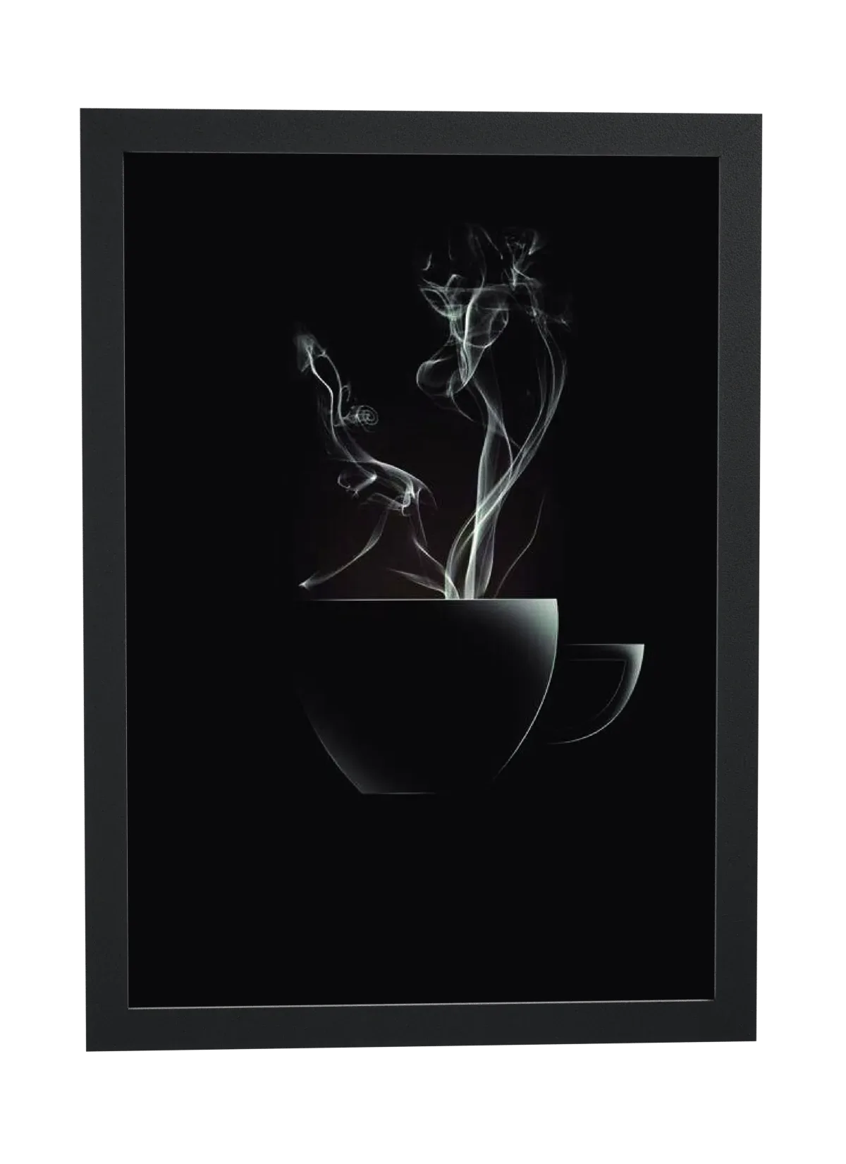 Xícara de café com fumaça