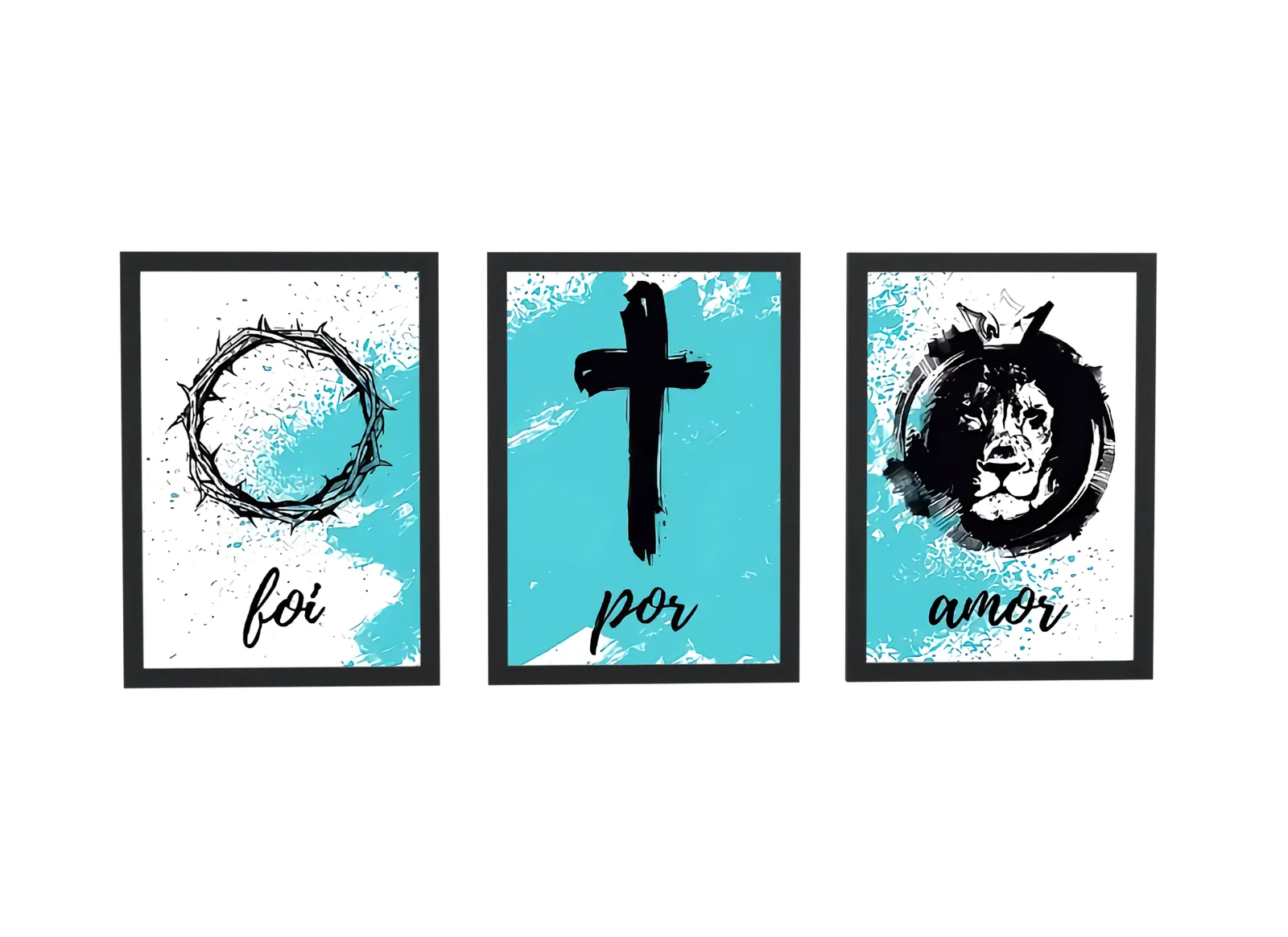 Trio religioso foi por amor em turquesa