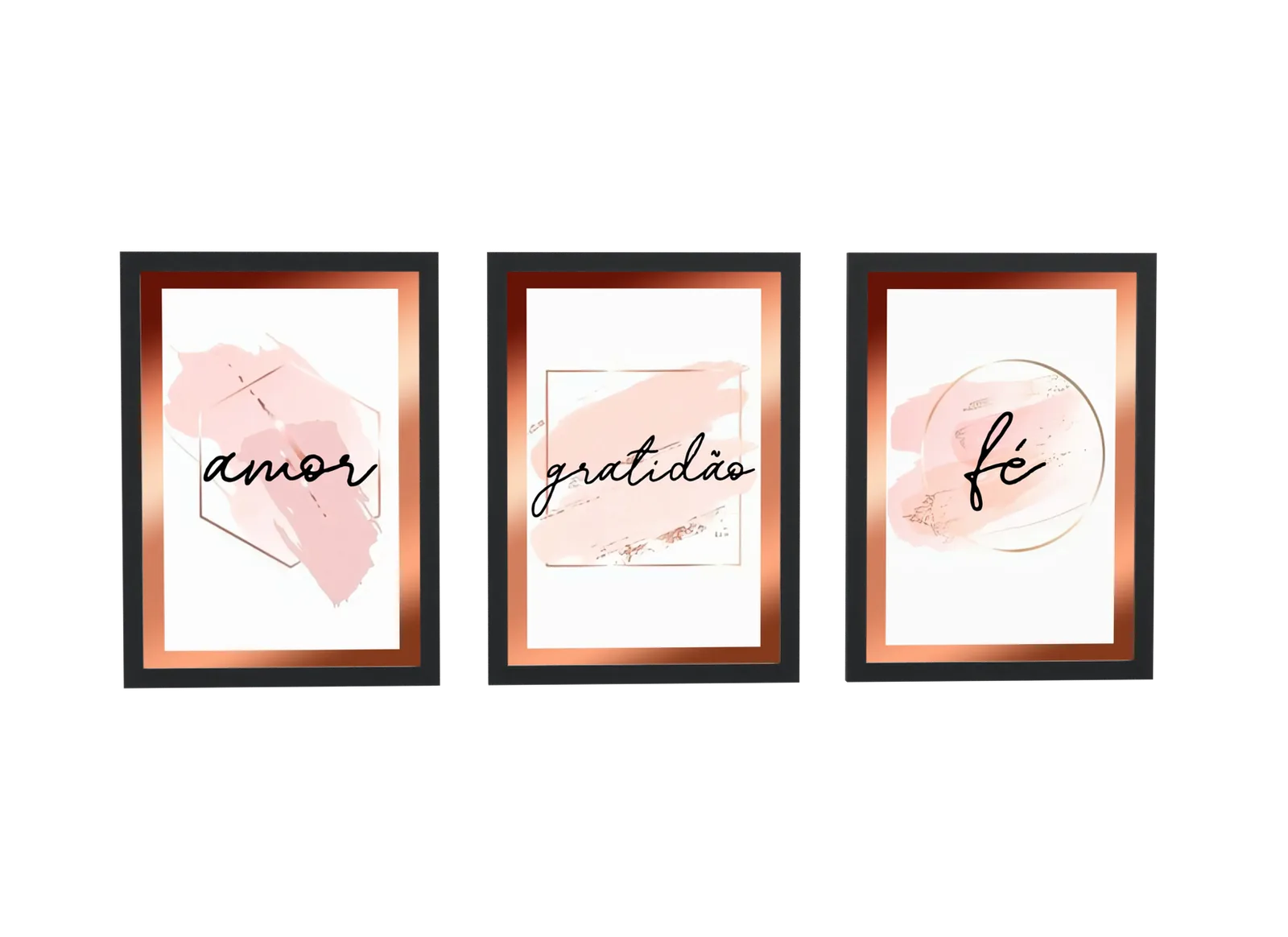 Trio cobre de amor, gratidão e fé