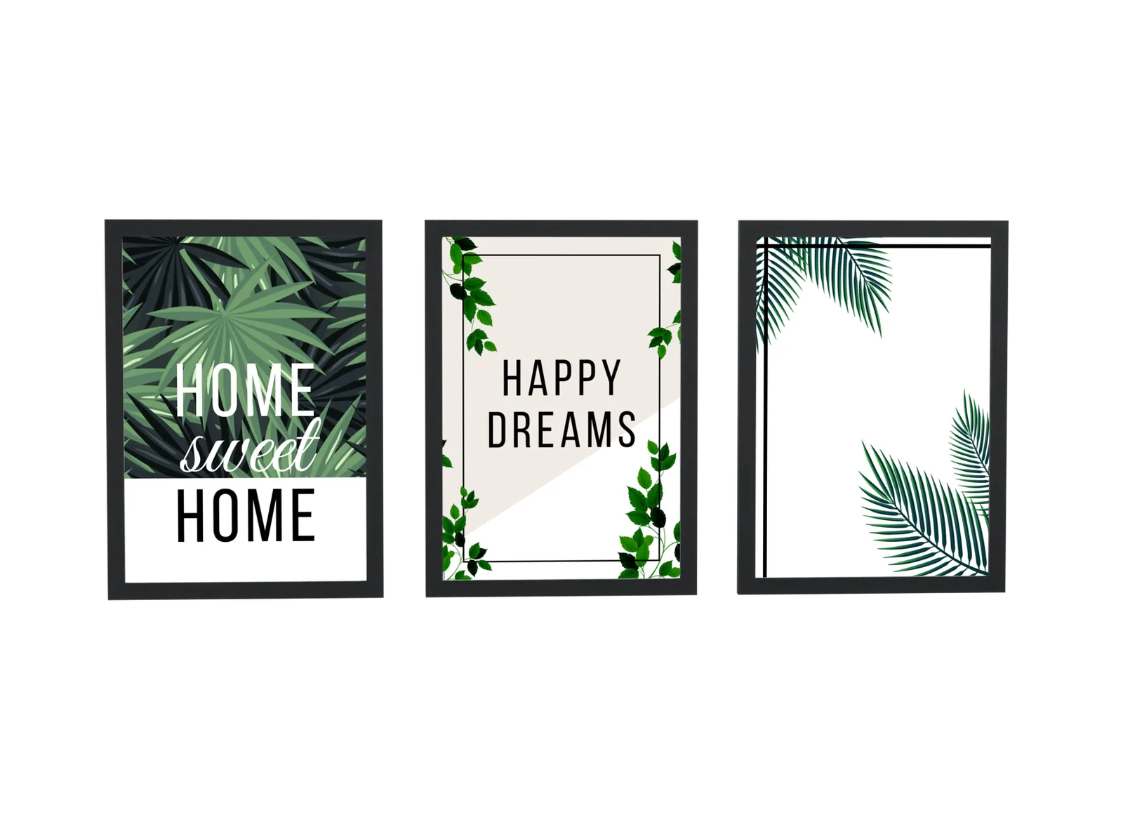 Trio tropical de home sweet home