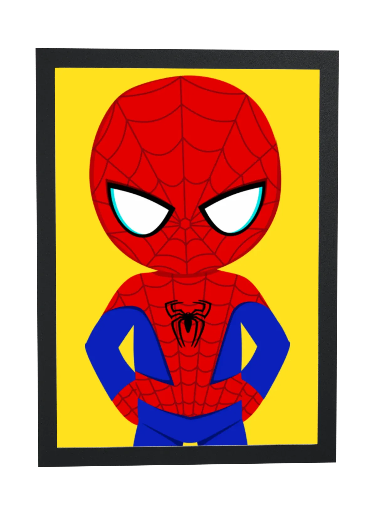 Herói aranha estilo desenho infantil