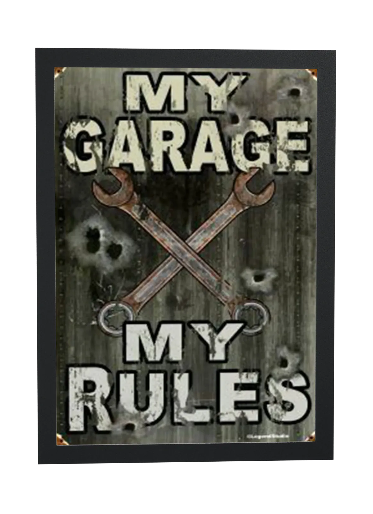 Chaves cruzadas estilo garagem