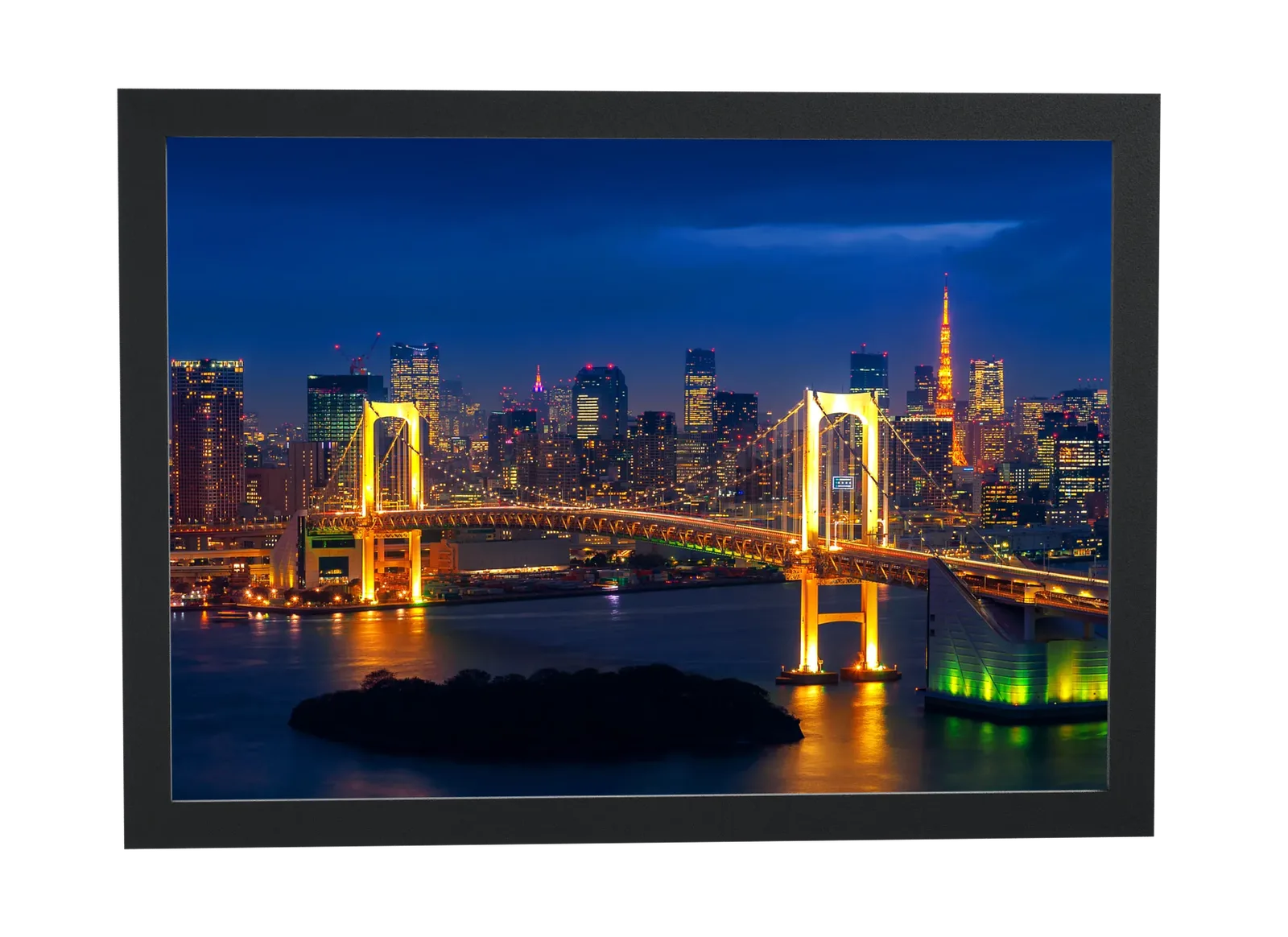 Rainbow Bridge com Tokyo Tower