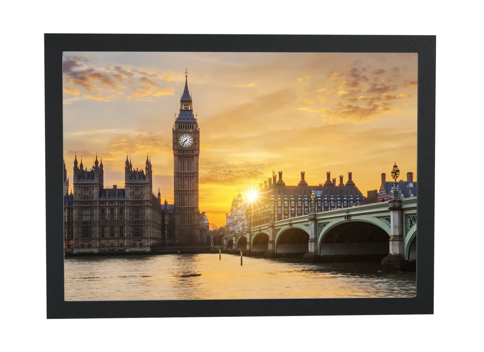 Big Ben ao pôr do sol