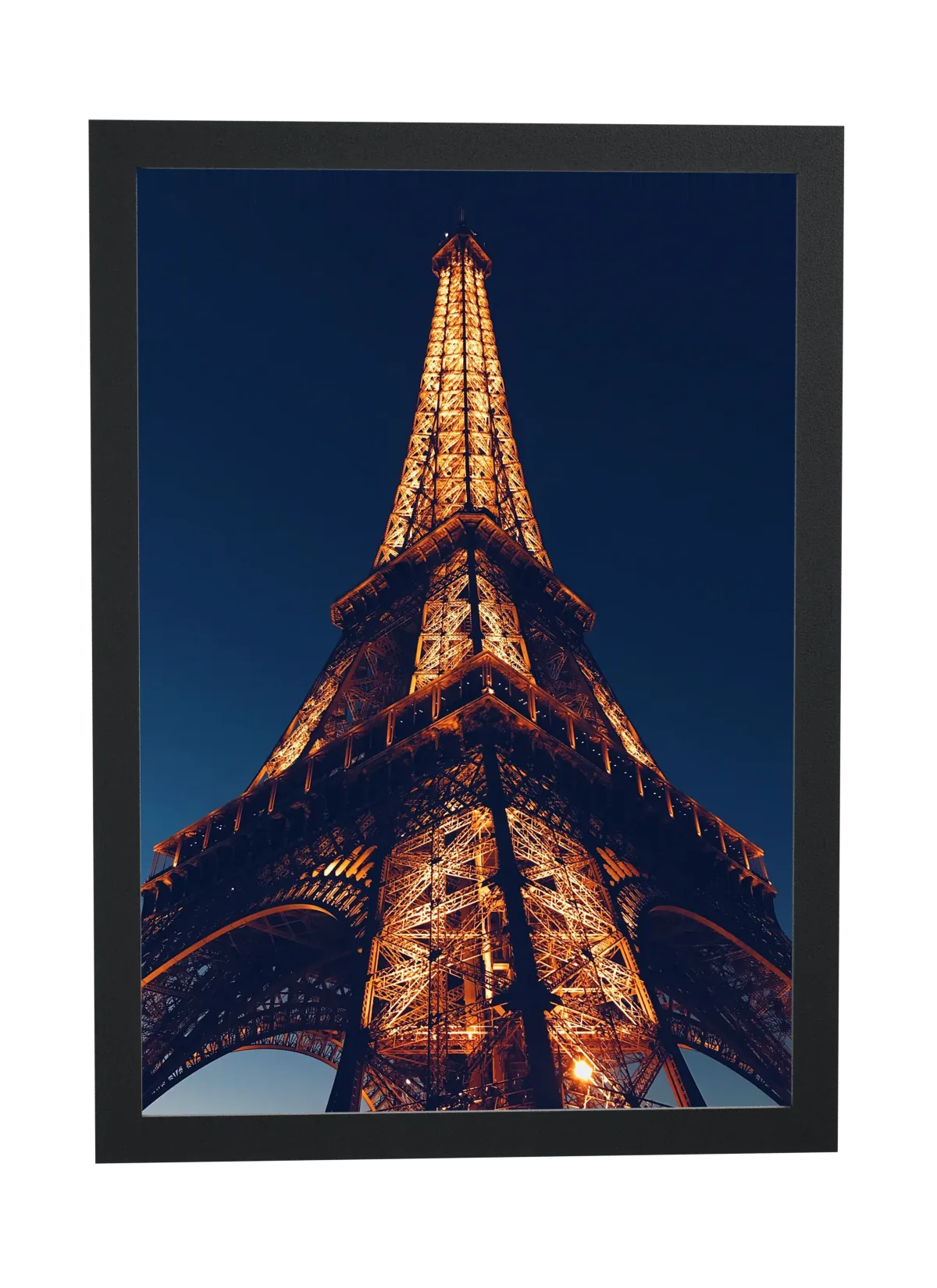 Torre Eiffel vista de baixo
