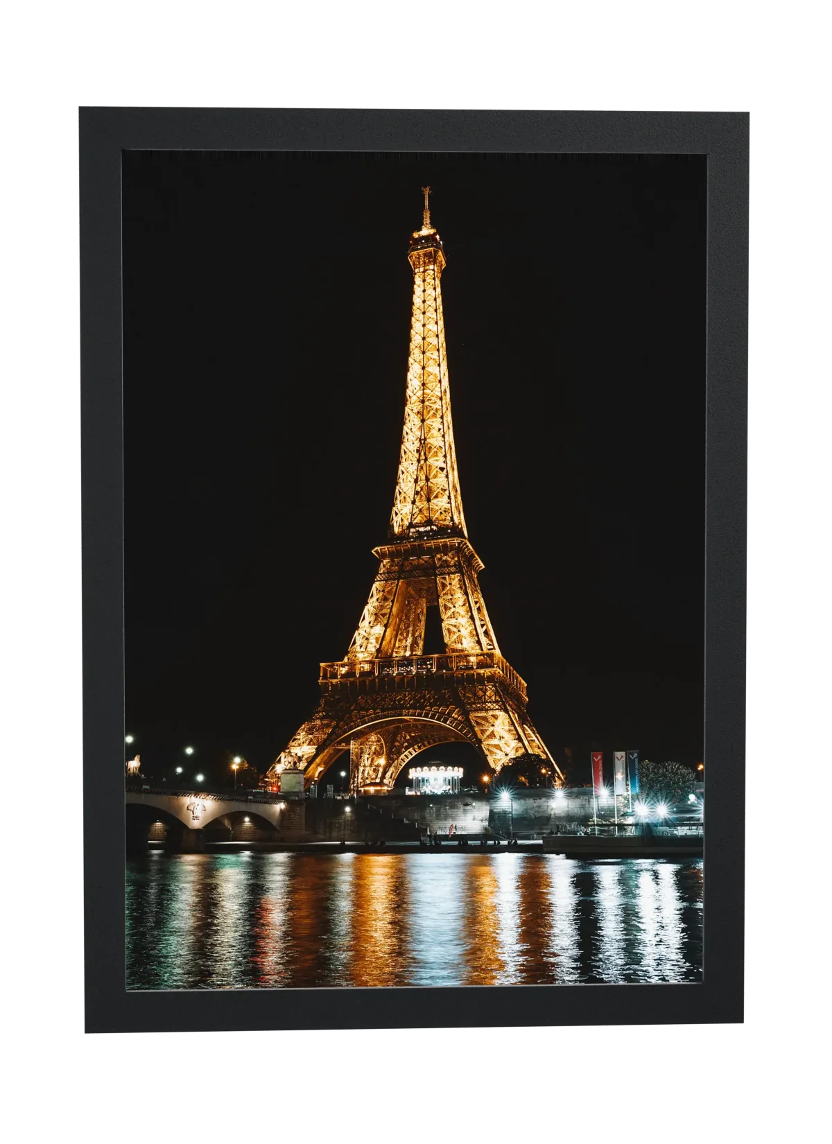 Torre Eiffel e o rio Sena