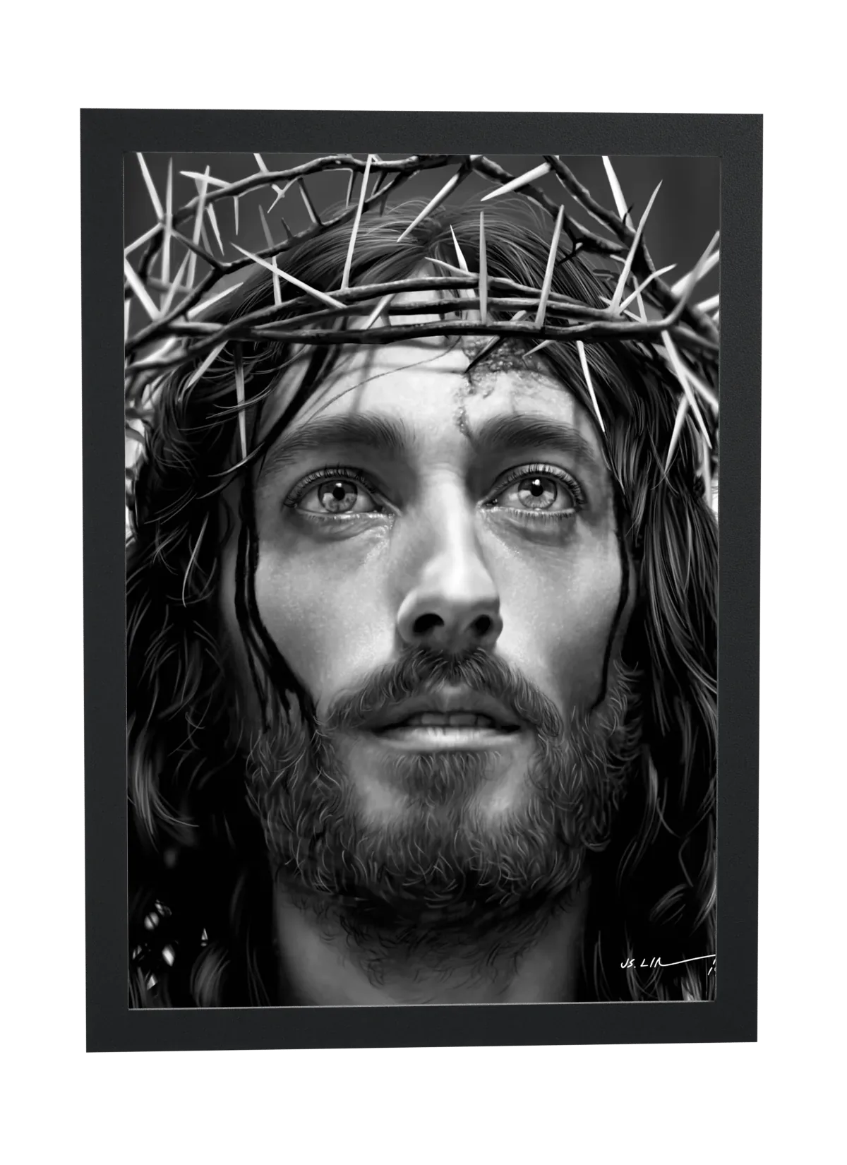 Jesus com coroa de espinhos