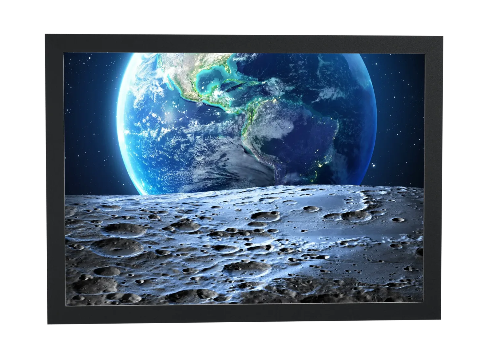 Terra vista da superfície da Lua