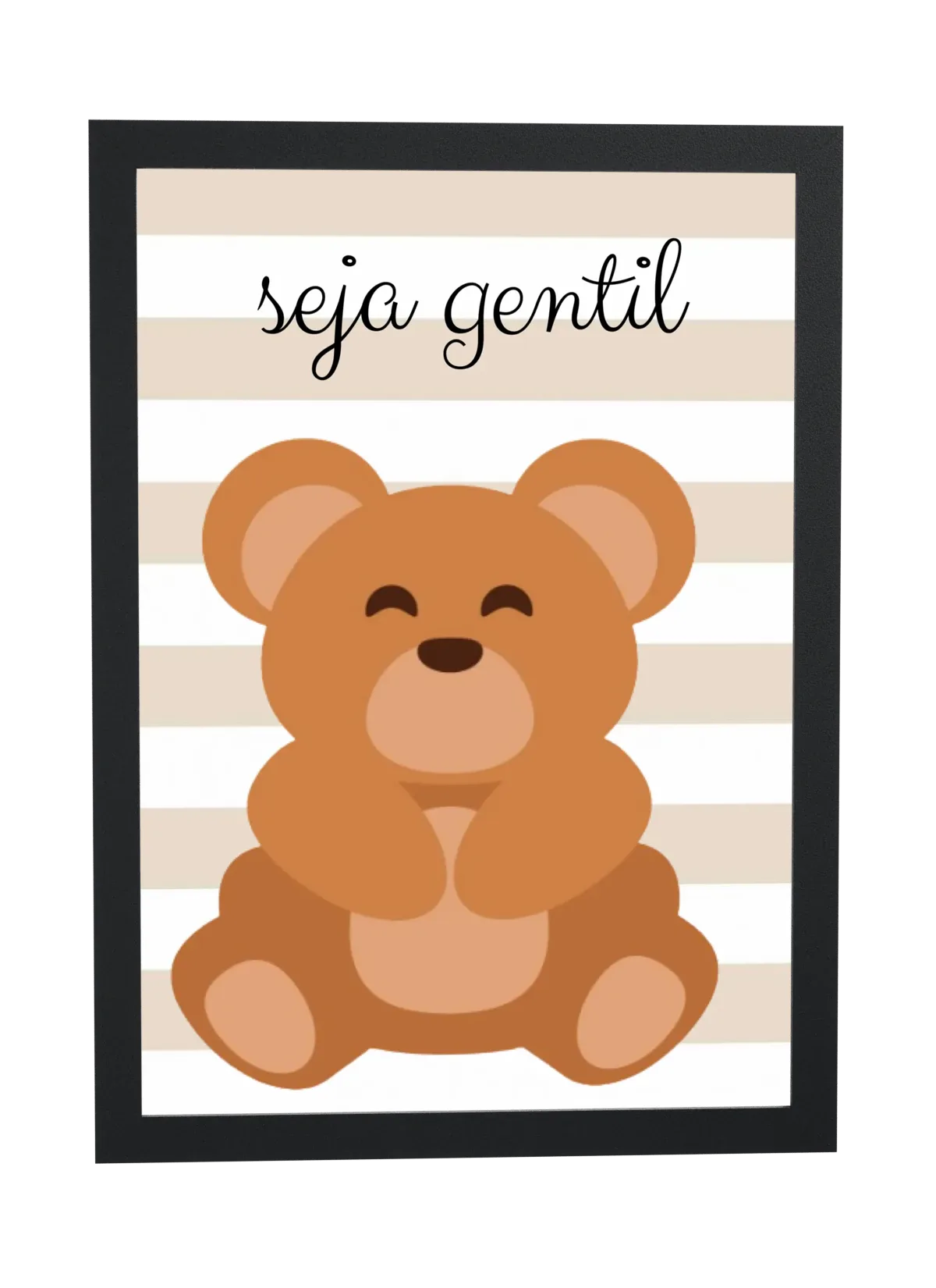Ursinho fofo em desenho infantil