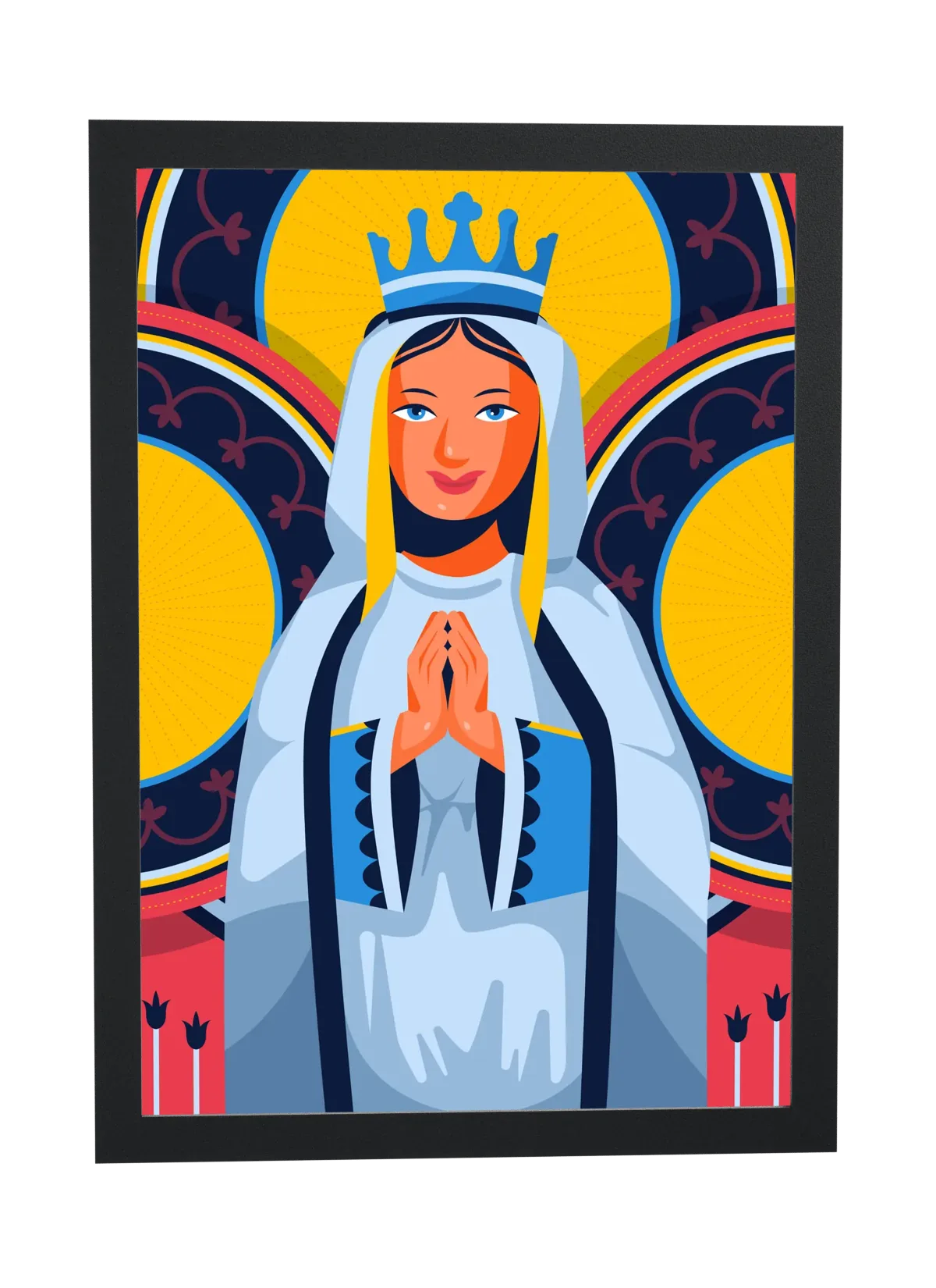 Nossa Senhora de coroa azul