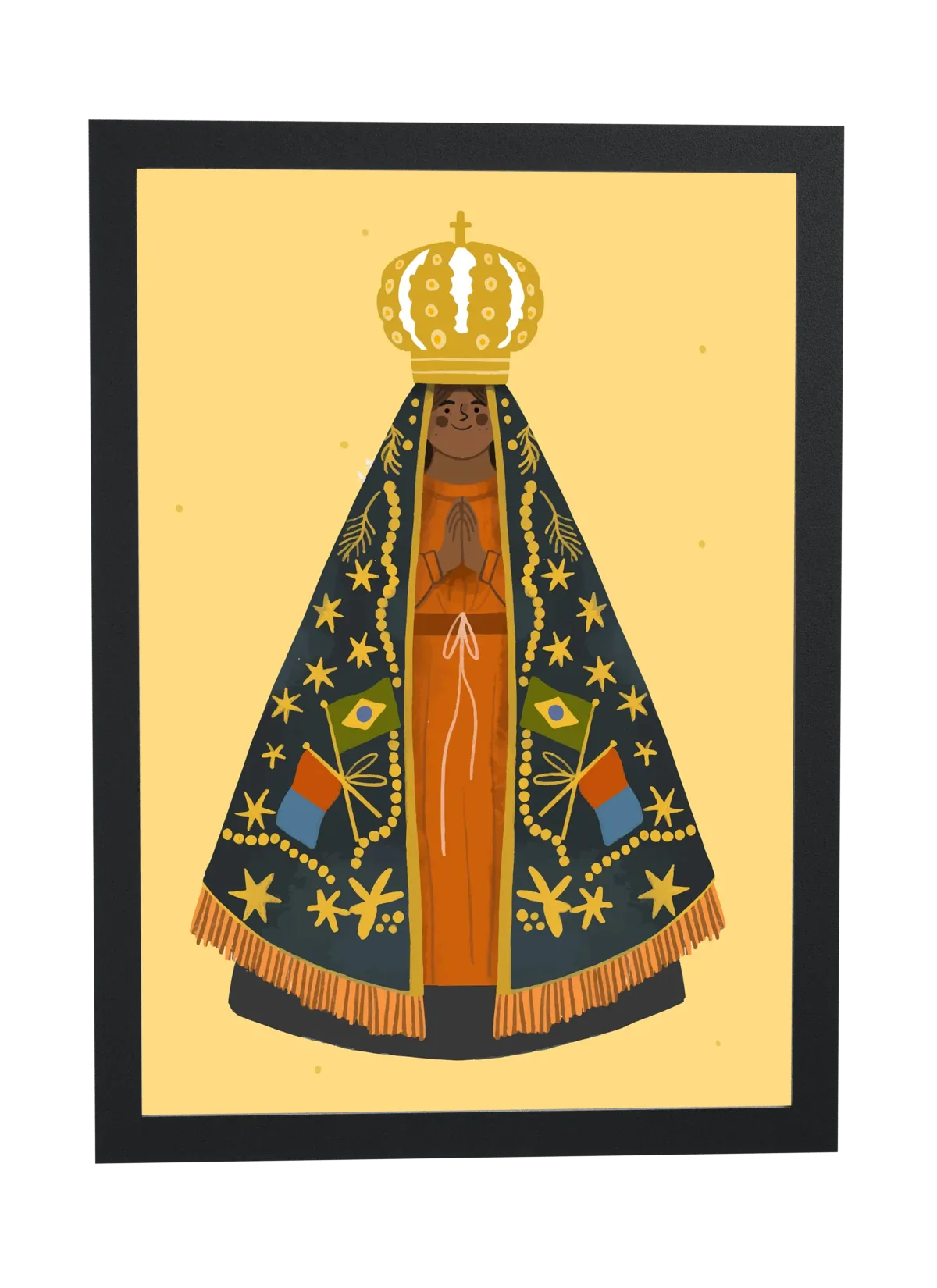 Aparecida com manto de estrelas