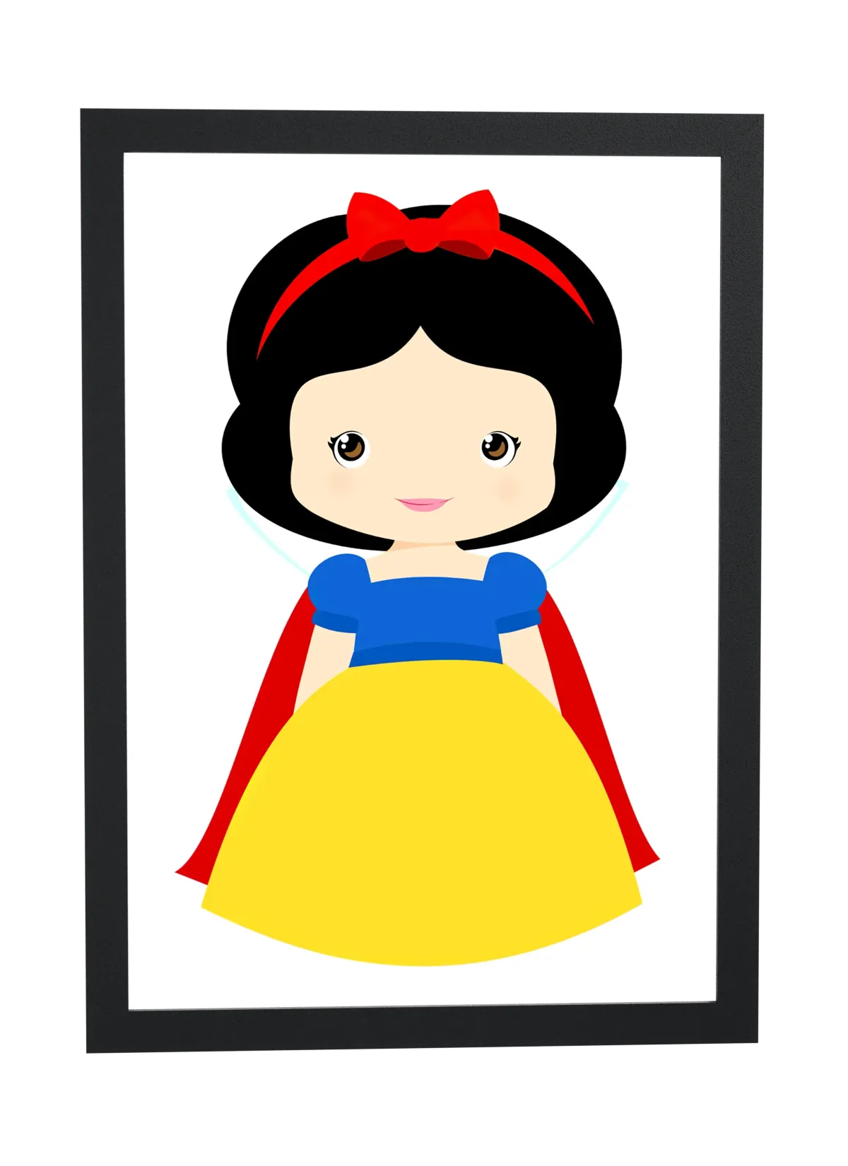 Branca de Neve fofa de laço