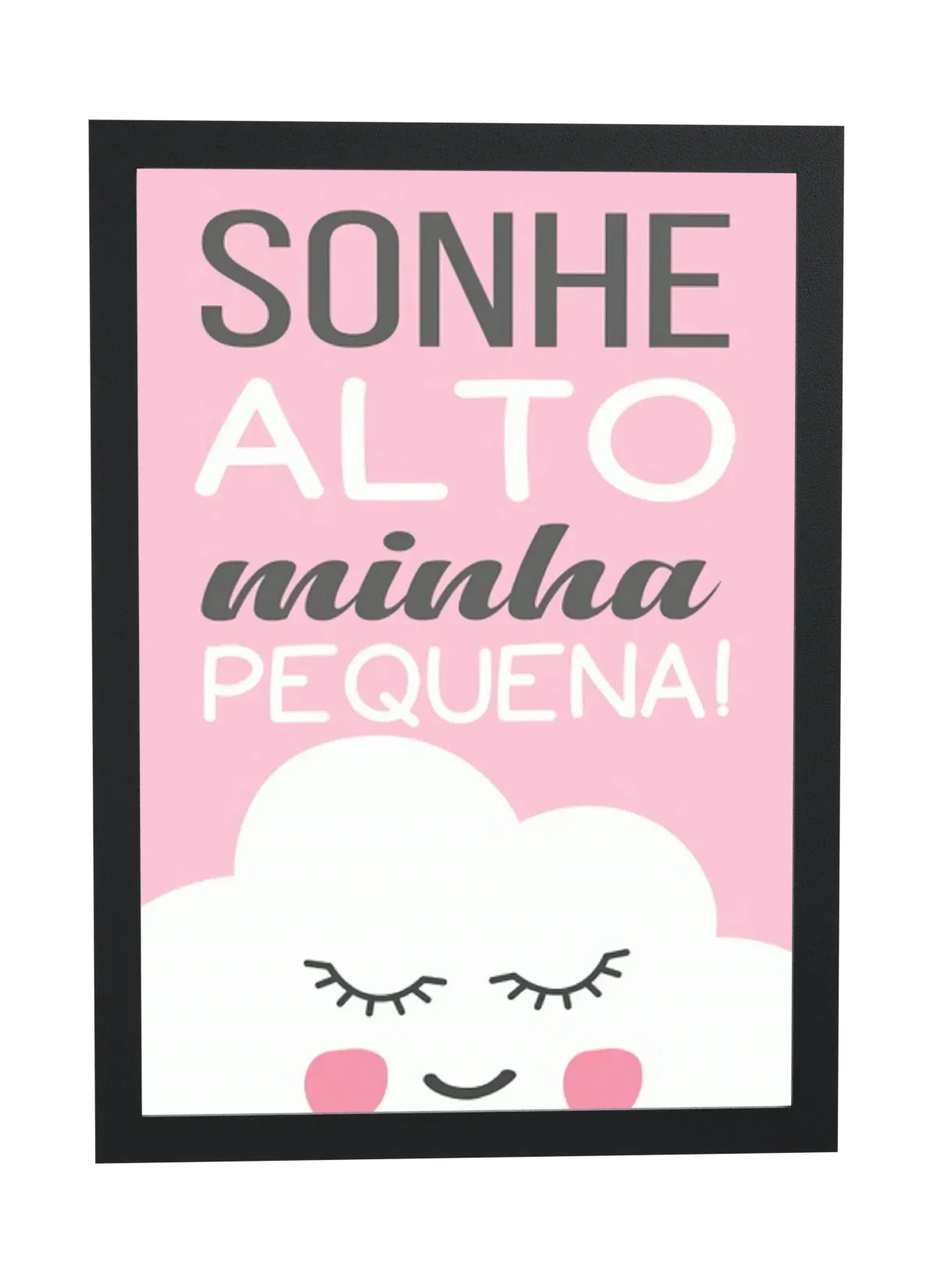 Nuvem sorridente e fofa