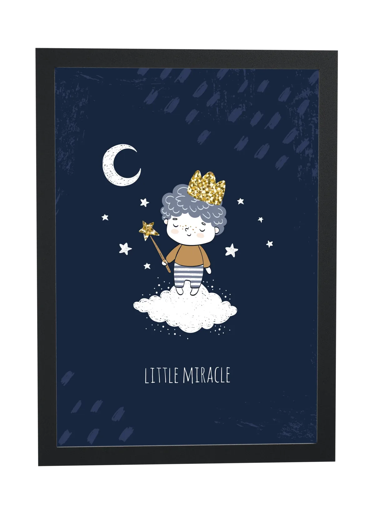 Little Miracle com menino de coroa