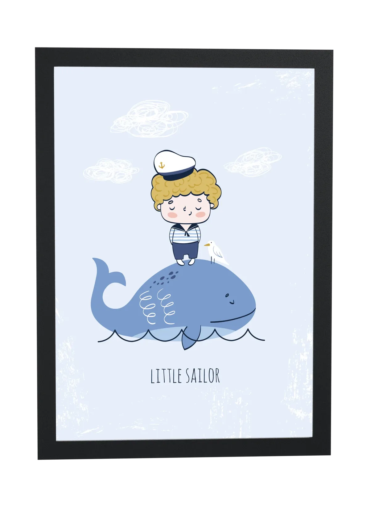 Little Sailor com marinheiro na baleia