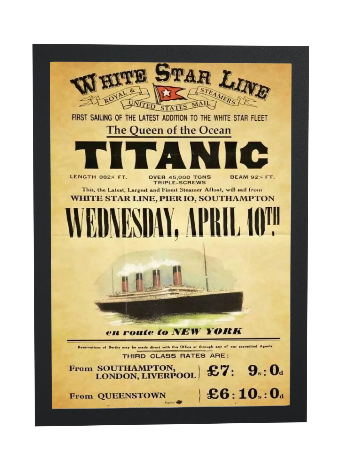 Titanic da White Star Line