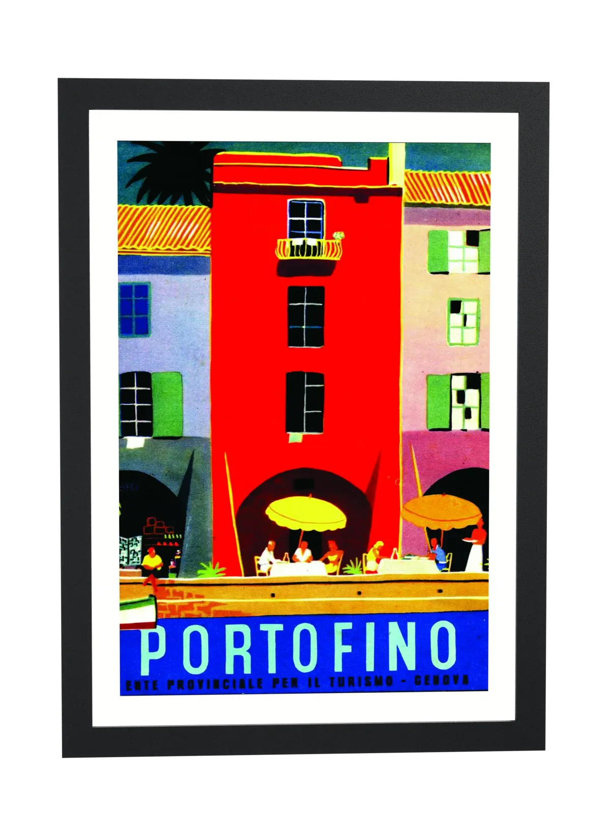 Casa vermelha de Portofino