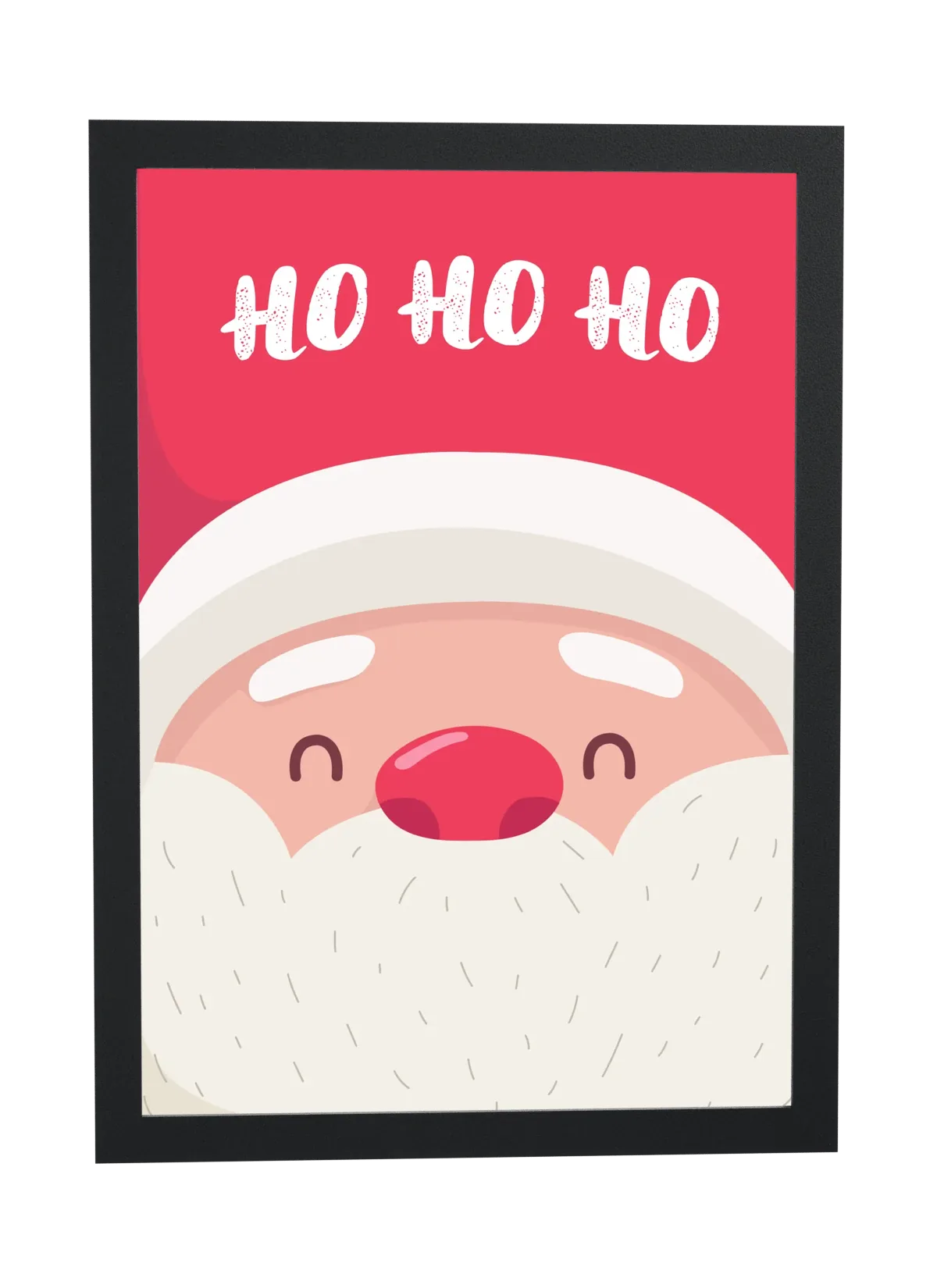 Rosto de Papai Noel sorridente