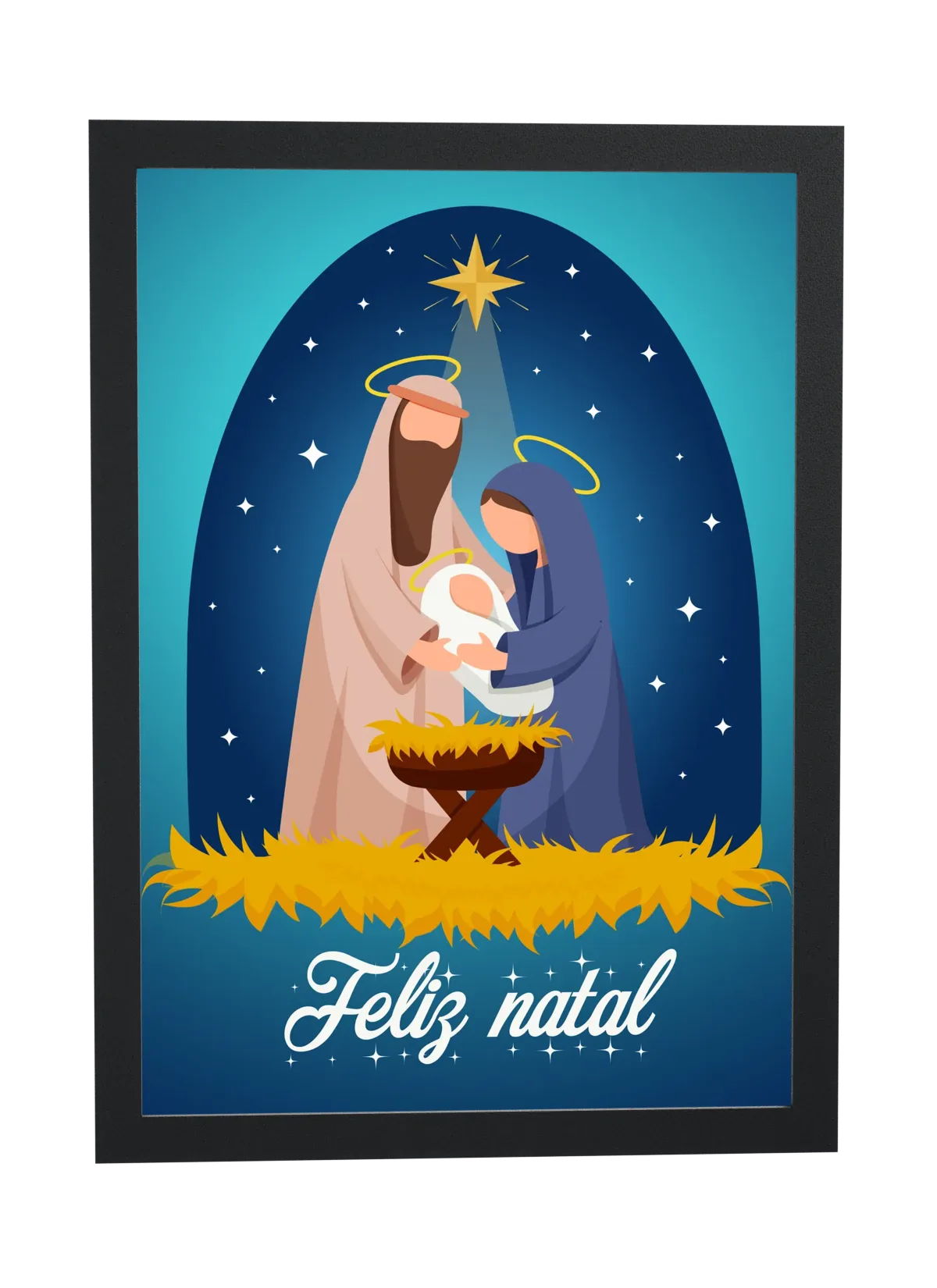 Presépio de Natal estilizado