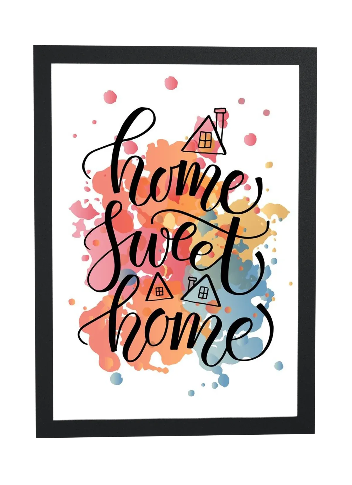 Home sweet home e casinhas coloridas
