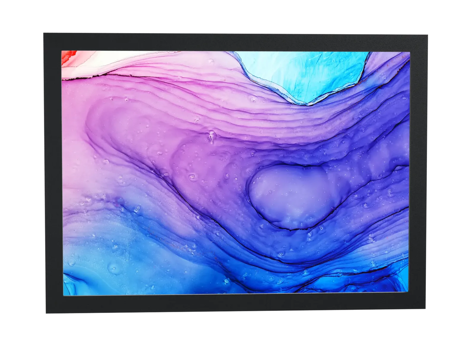Fluxo de magenta e azul-royal