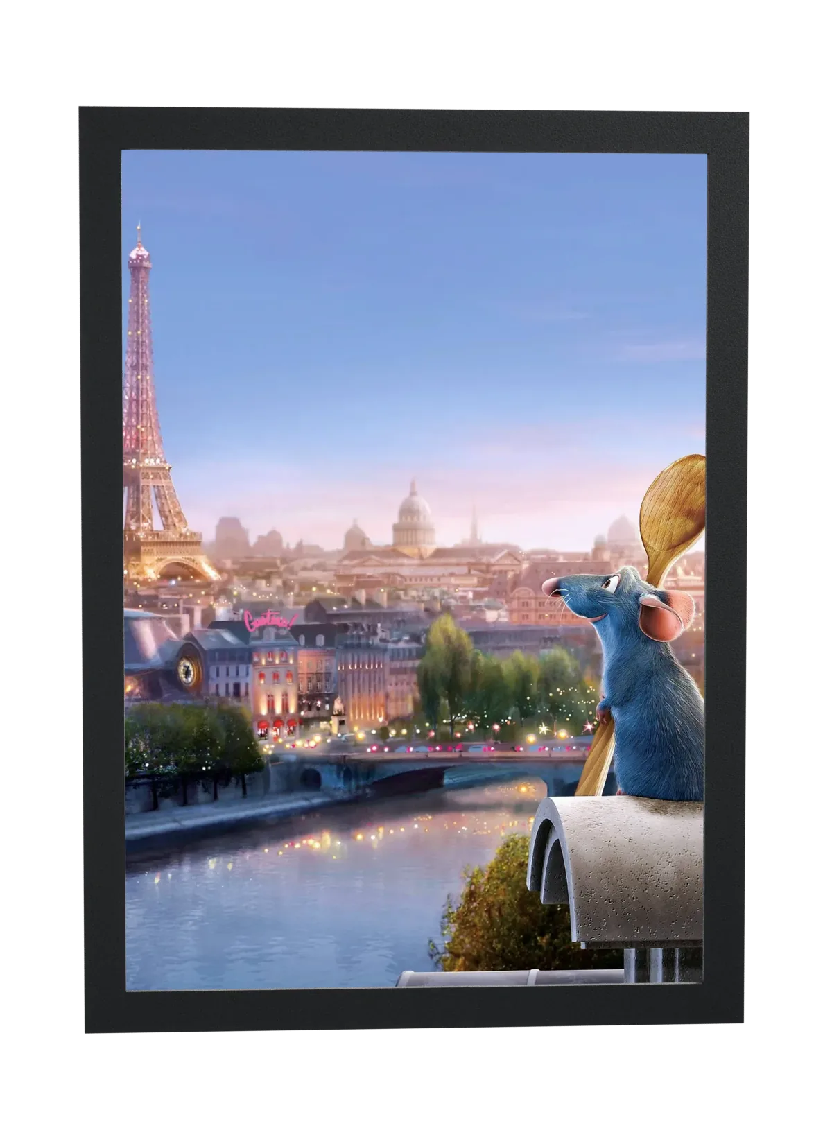 Ratatouille (2007): Remy sobre os telhados de Paris