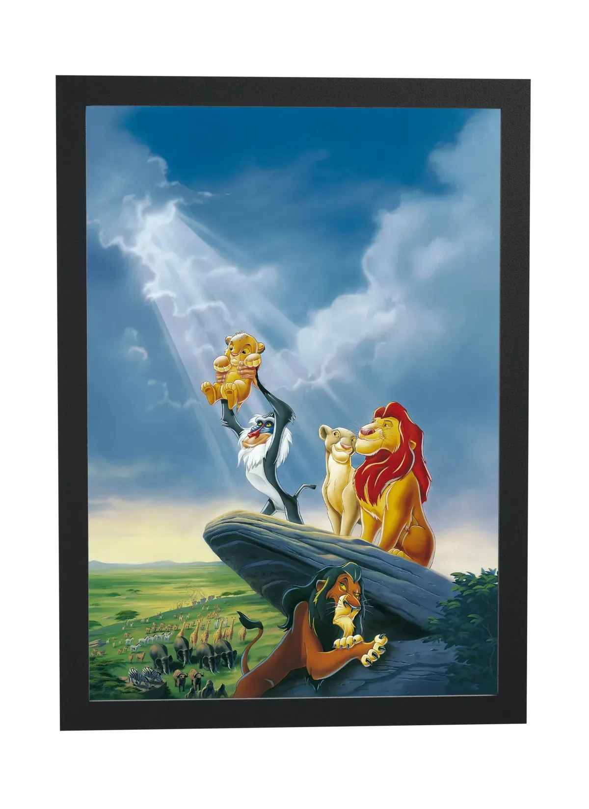 O Rei Leão (1994): Rafiki ergue Simba filhote