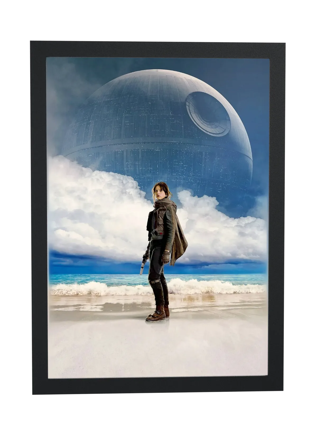 Rogue One (2016): Jyn diante da Estrela da Morte