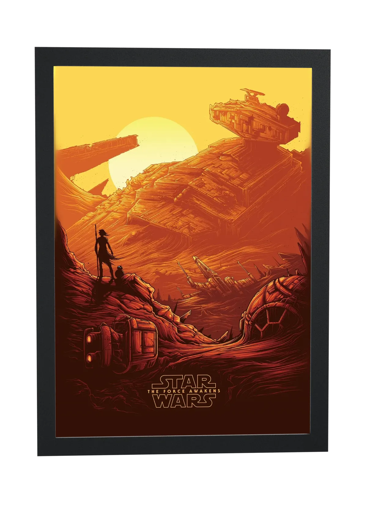 Star Wars O Despertar da Força (2015): Rey e BB-8 em Jakku