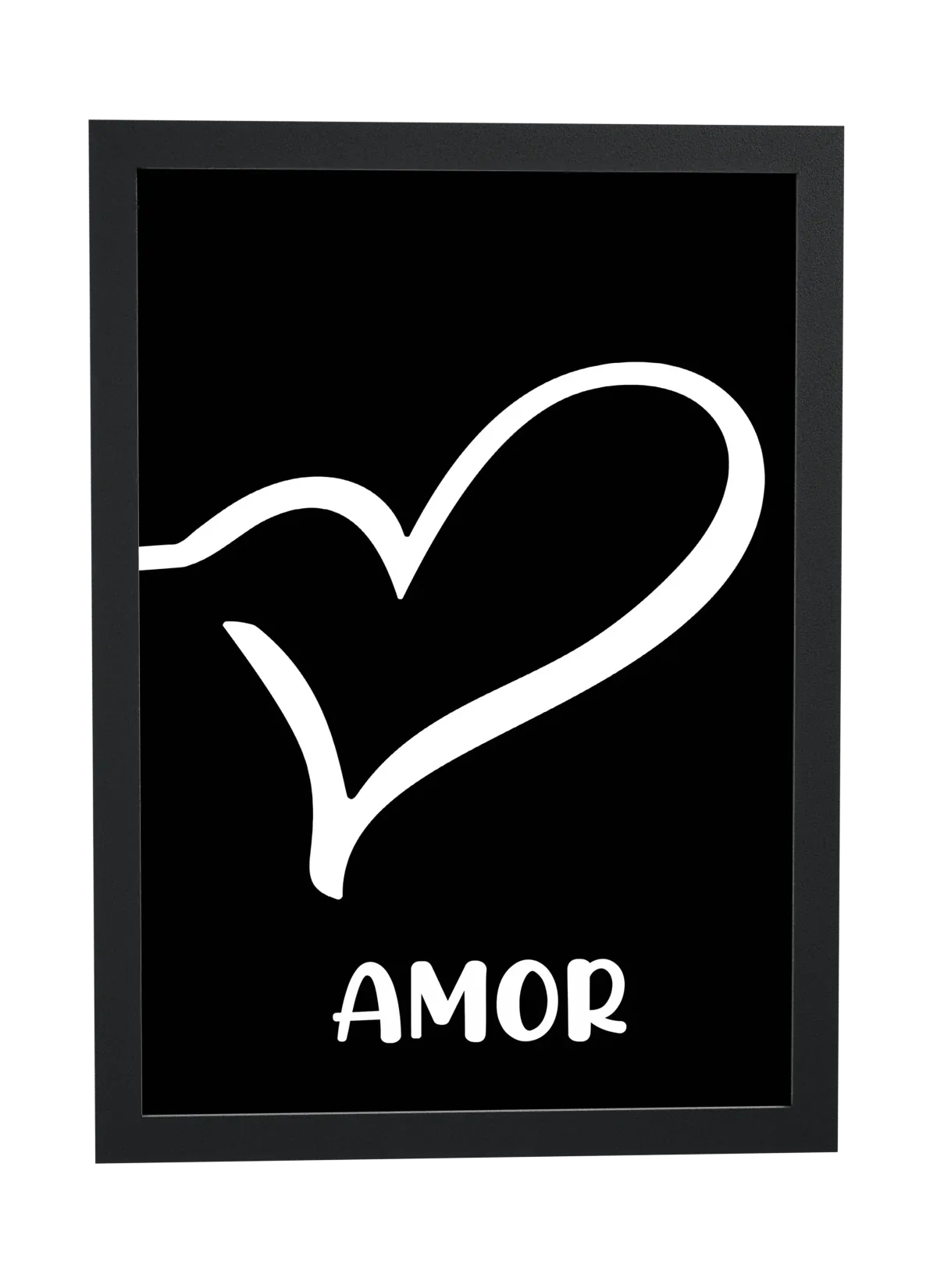 Amor com desenho de coração