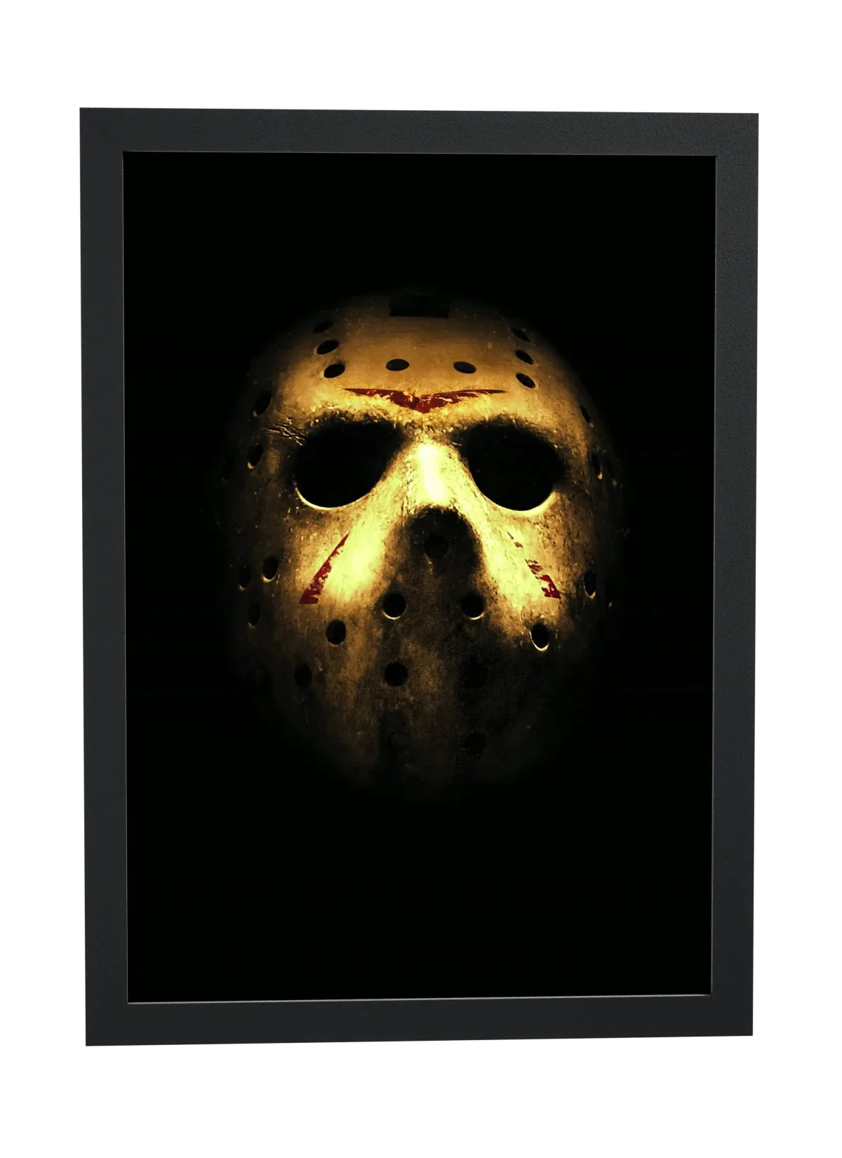 Sexta-Feira 13 (2009): máscara de Jason no escuro