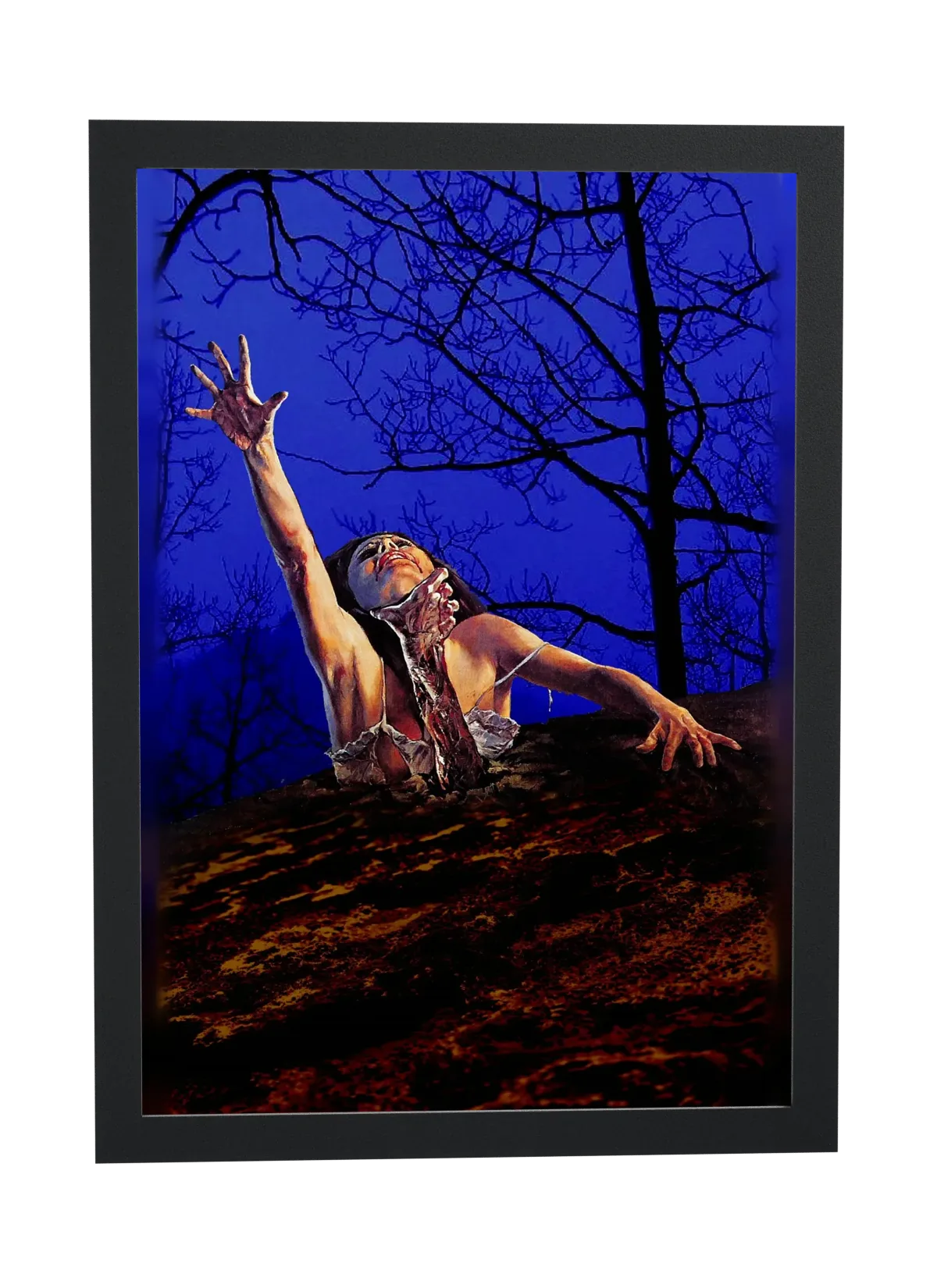 A Morte do Demônio (1981): mulher saindo da terra