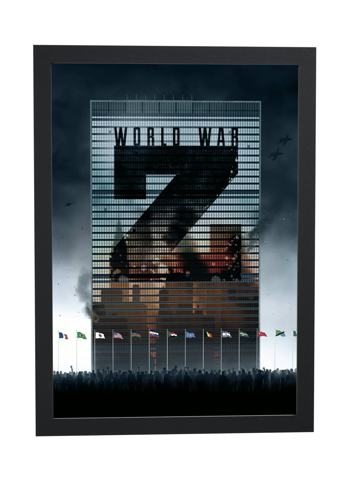 Guerra Mundial Z (2013): letra Z gigante no edifício