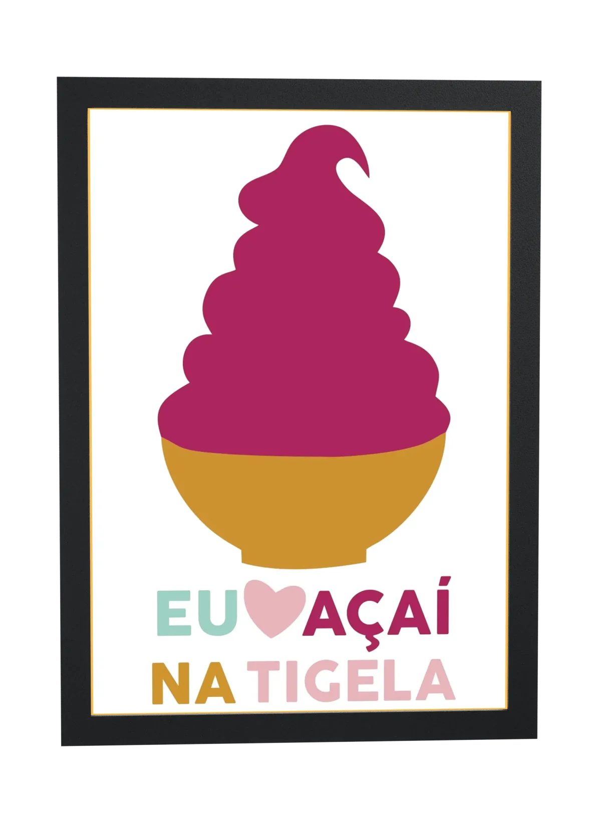 Eu amo açaí na tigela