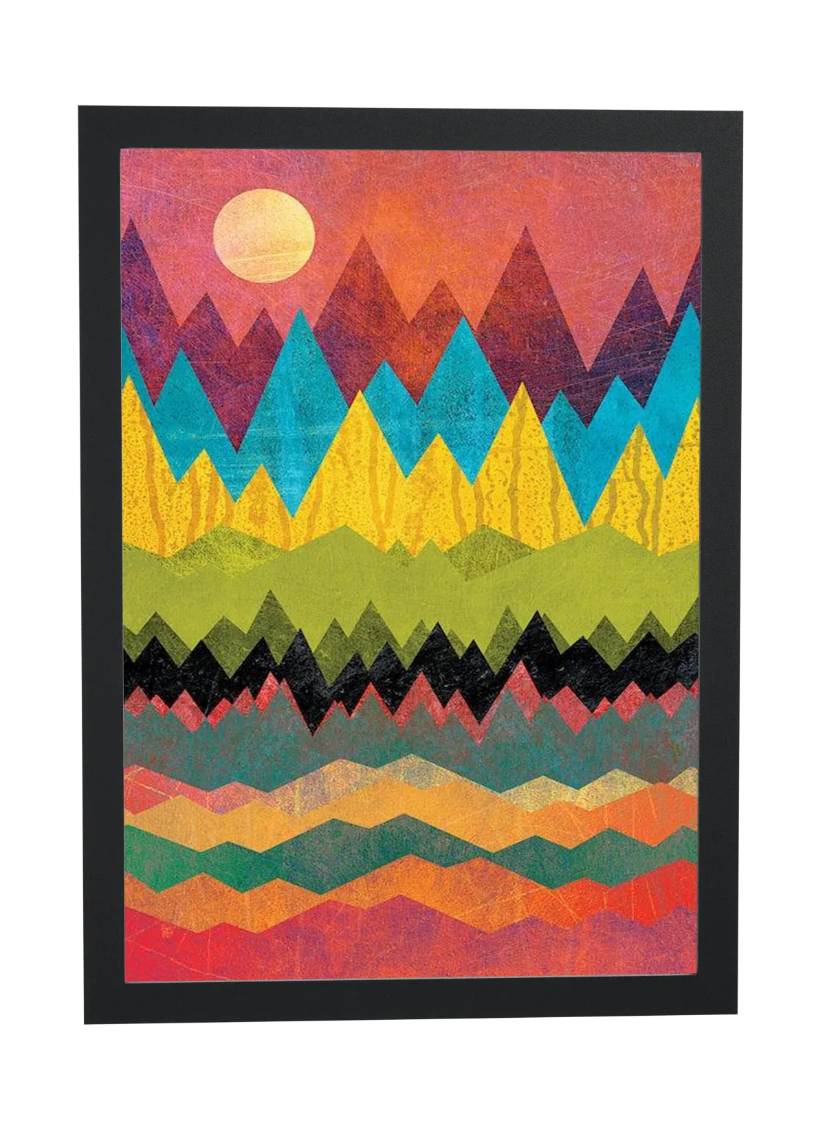 Montanhas coloridas