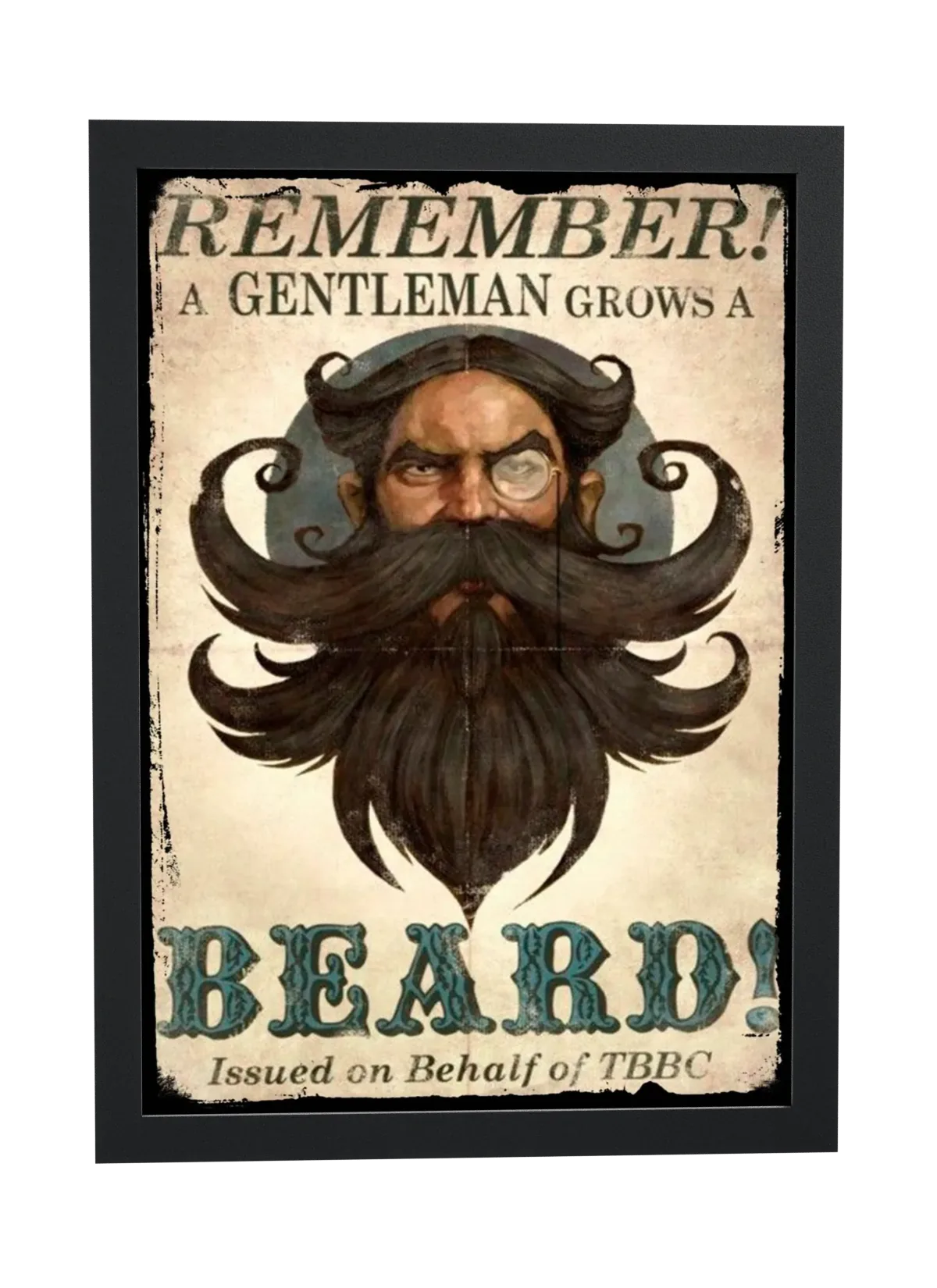A gentleman grows a beard
