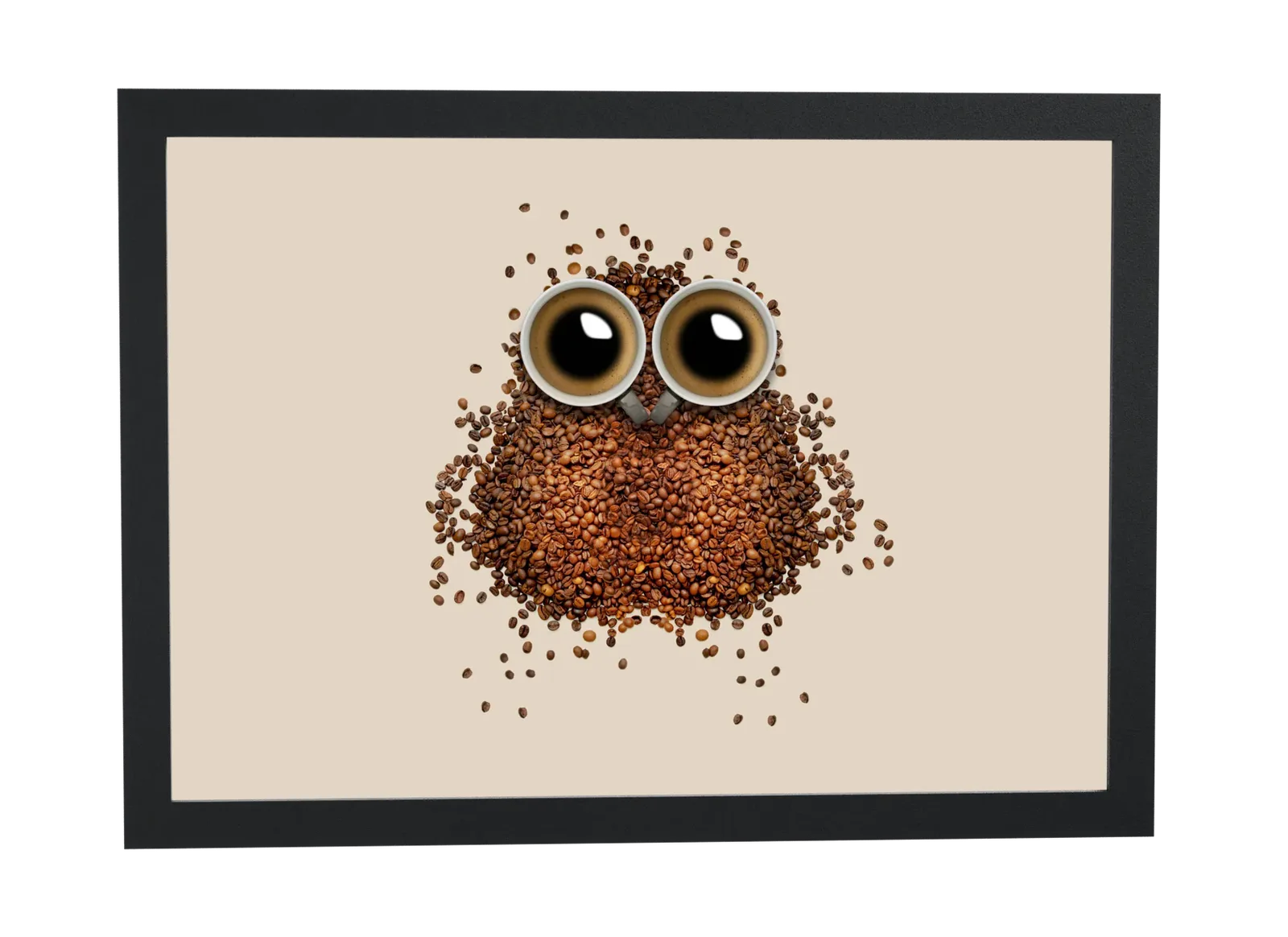 Coruja de grãos de café