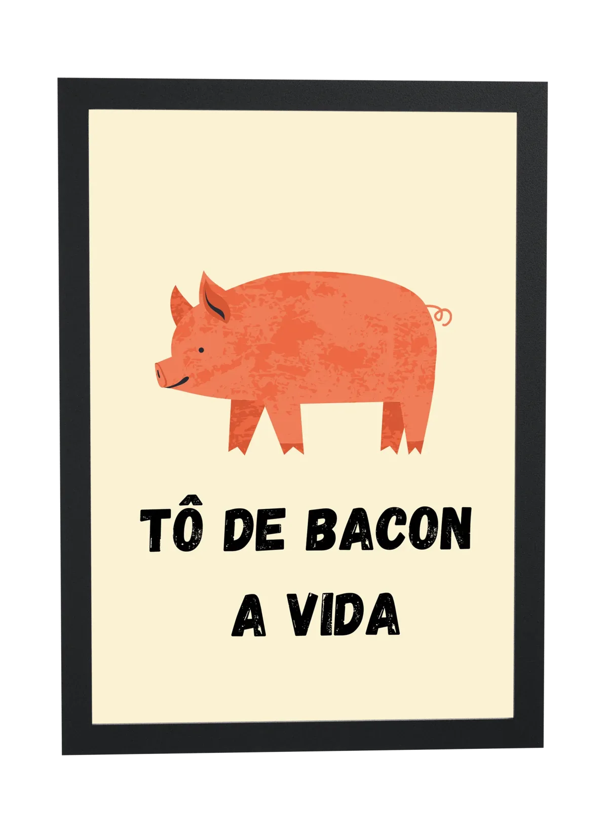 Tô de bacon a vida