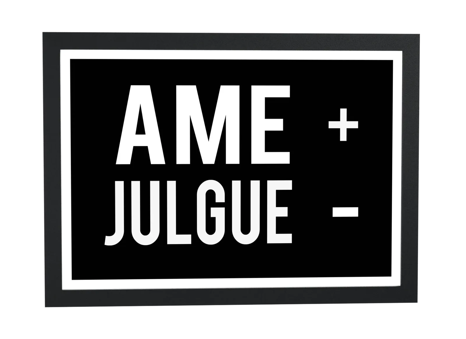 Ame mais, julgue menos
