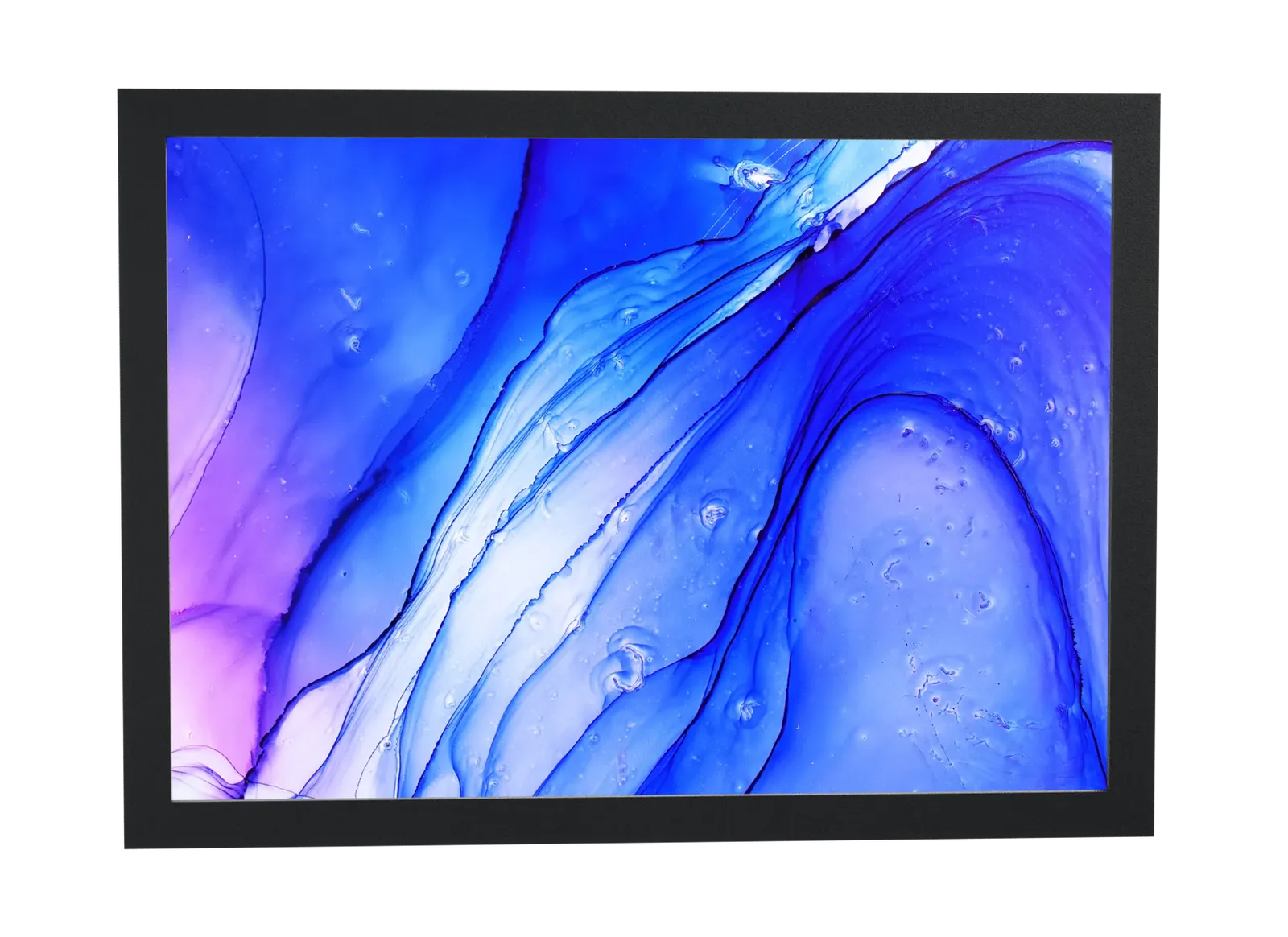 Ondas em azul profundo